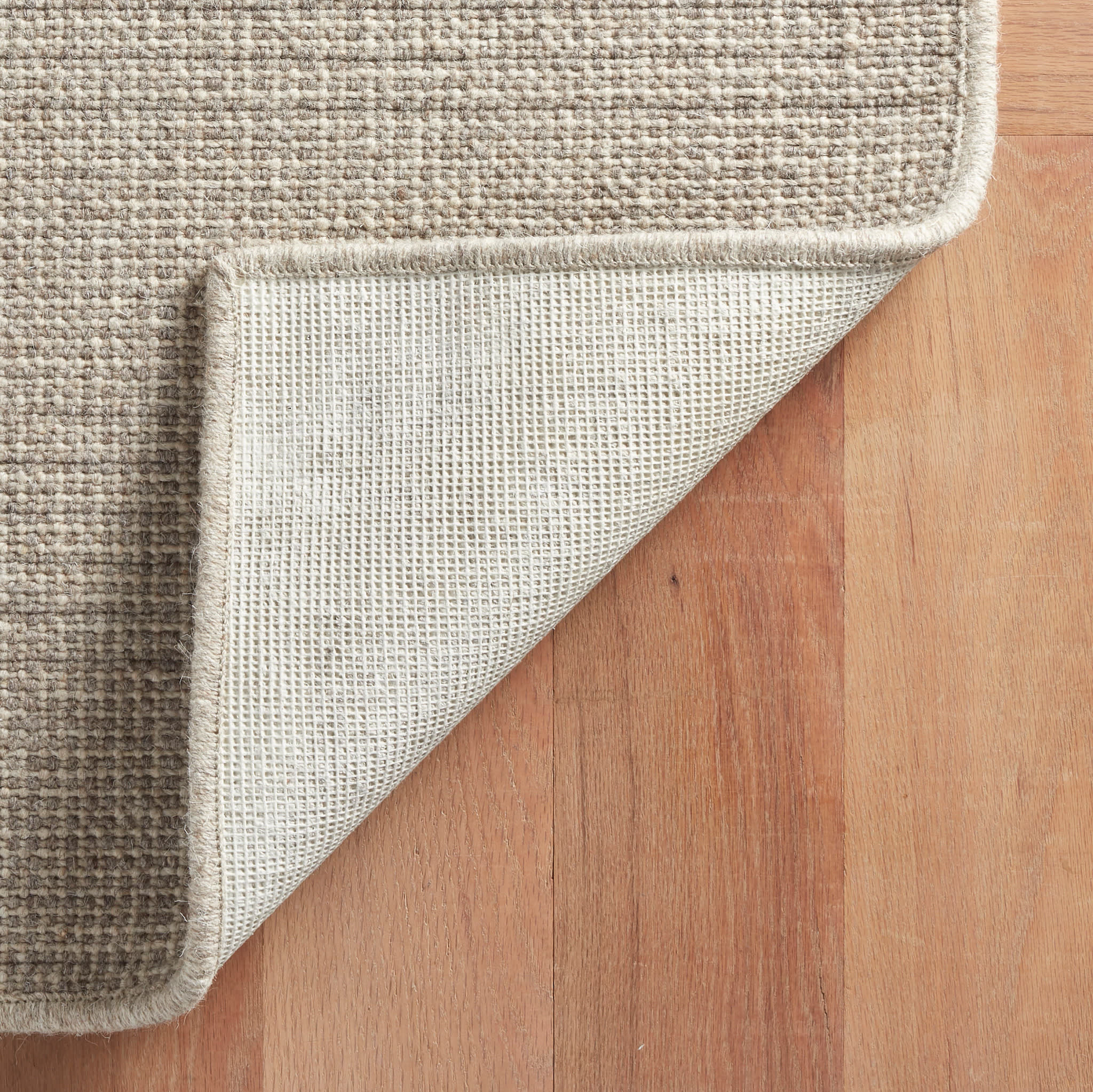 Checkers Woven Wool Custom Rug | Grey - Image 7