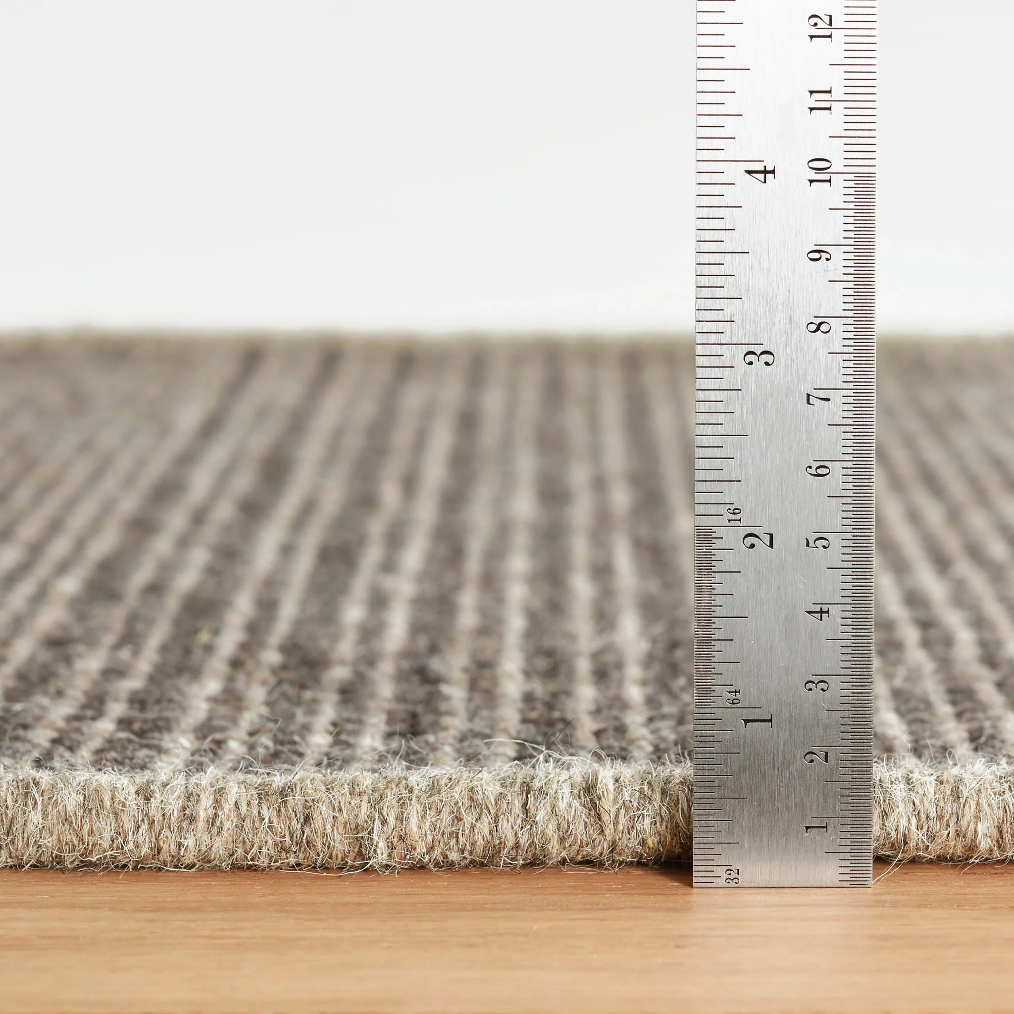 Checkers Woven Wool Custom Rug | Shale - Image 4