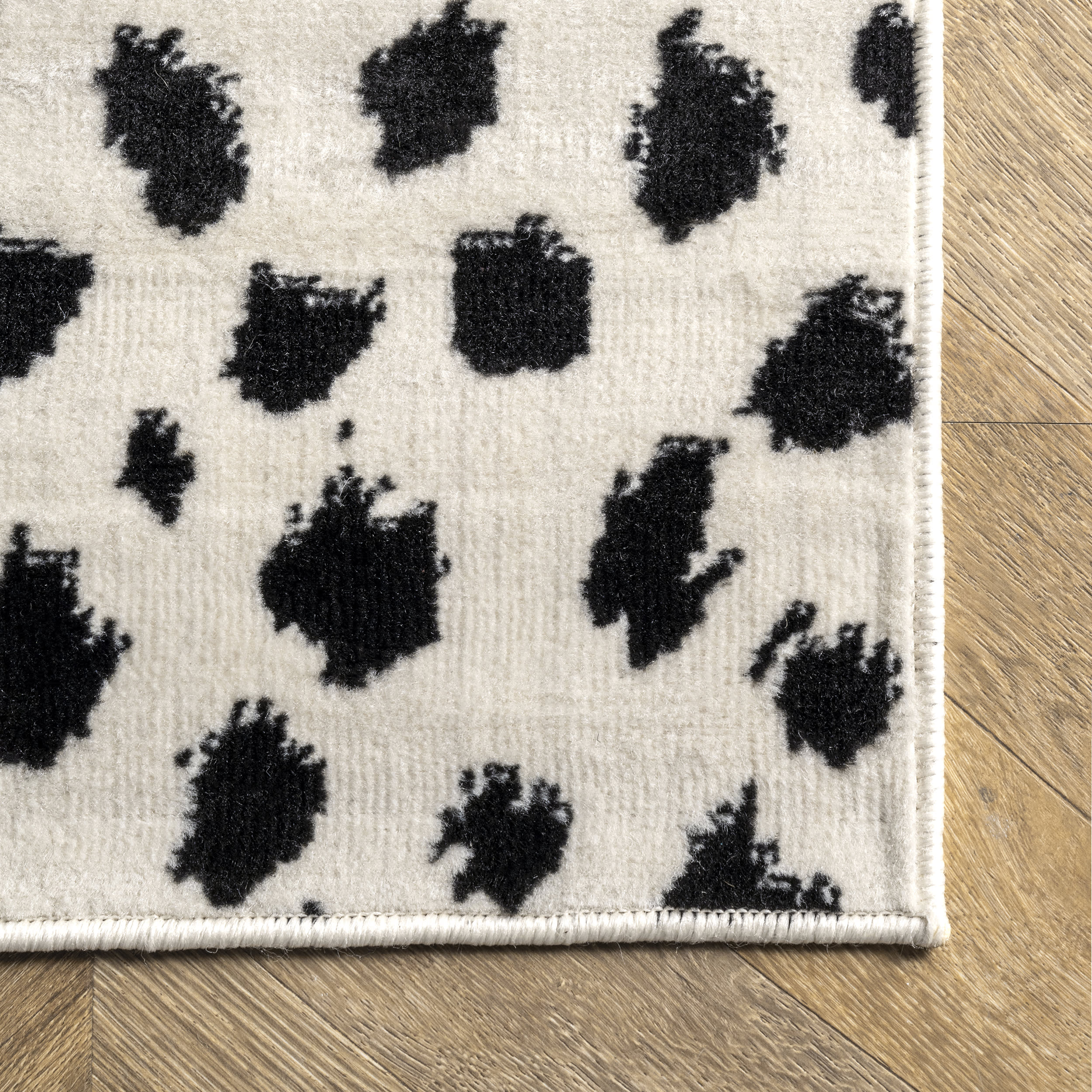 Cheetah Print Rug | Beige - Image 3