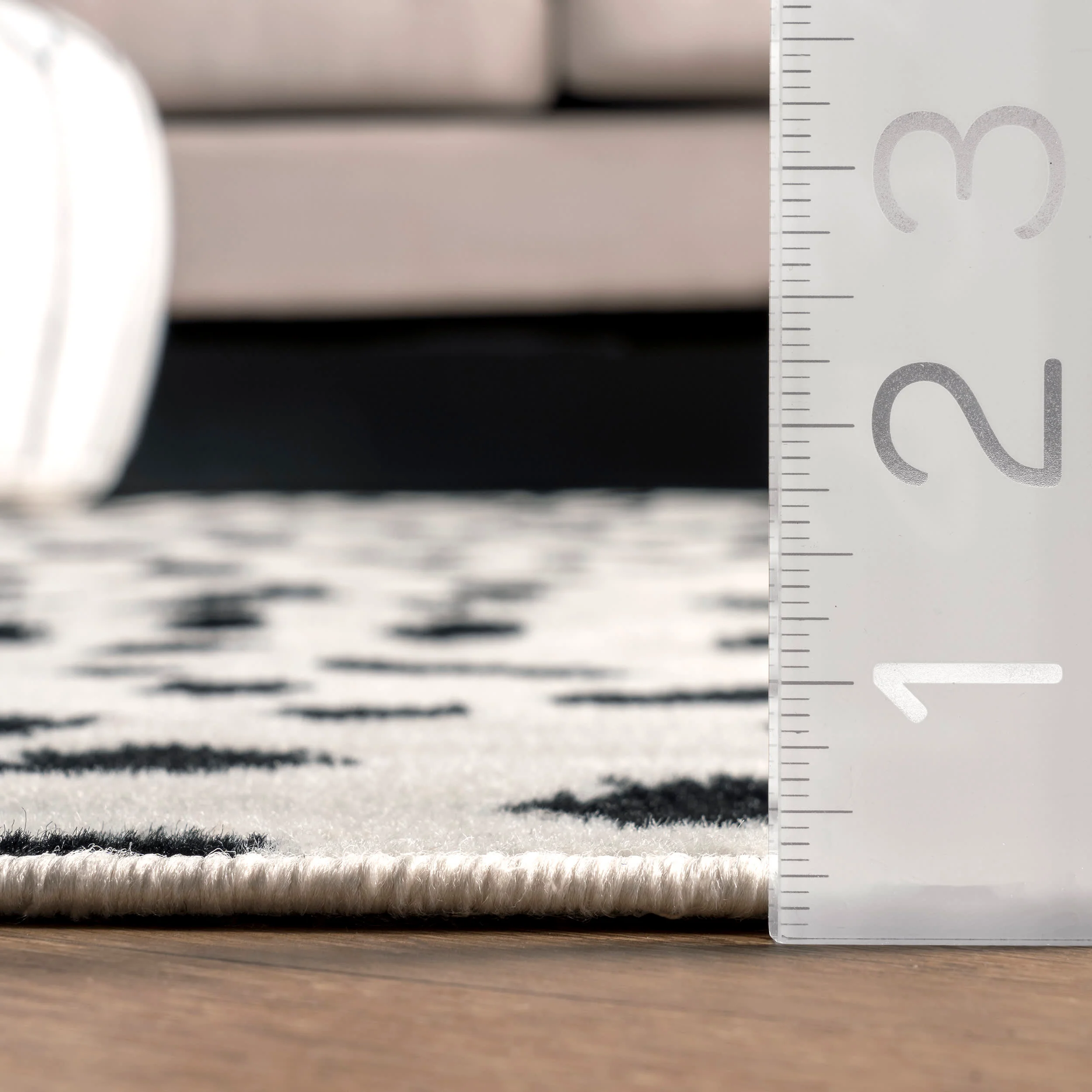Cheetah Print Rug | Beige - Image 5