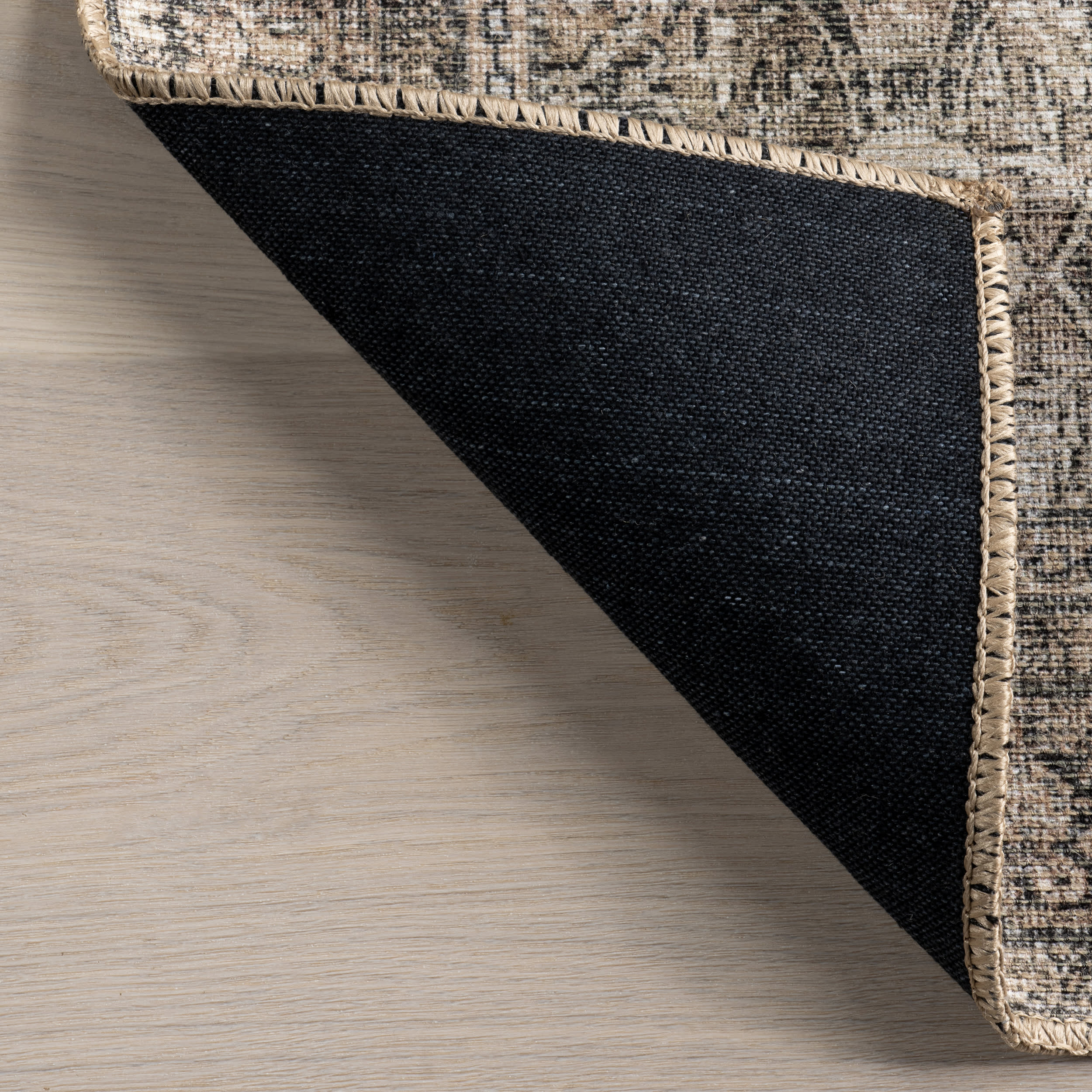 Chester Antiqued Jute-Blend Rug | Brown - Image 8