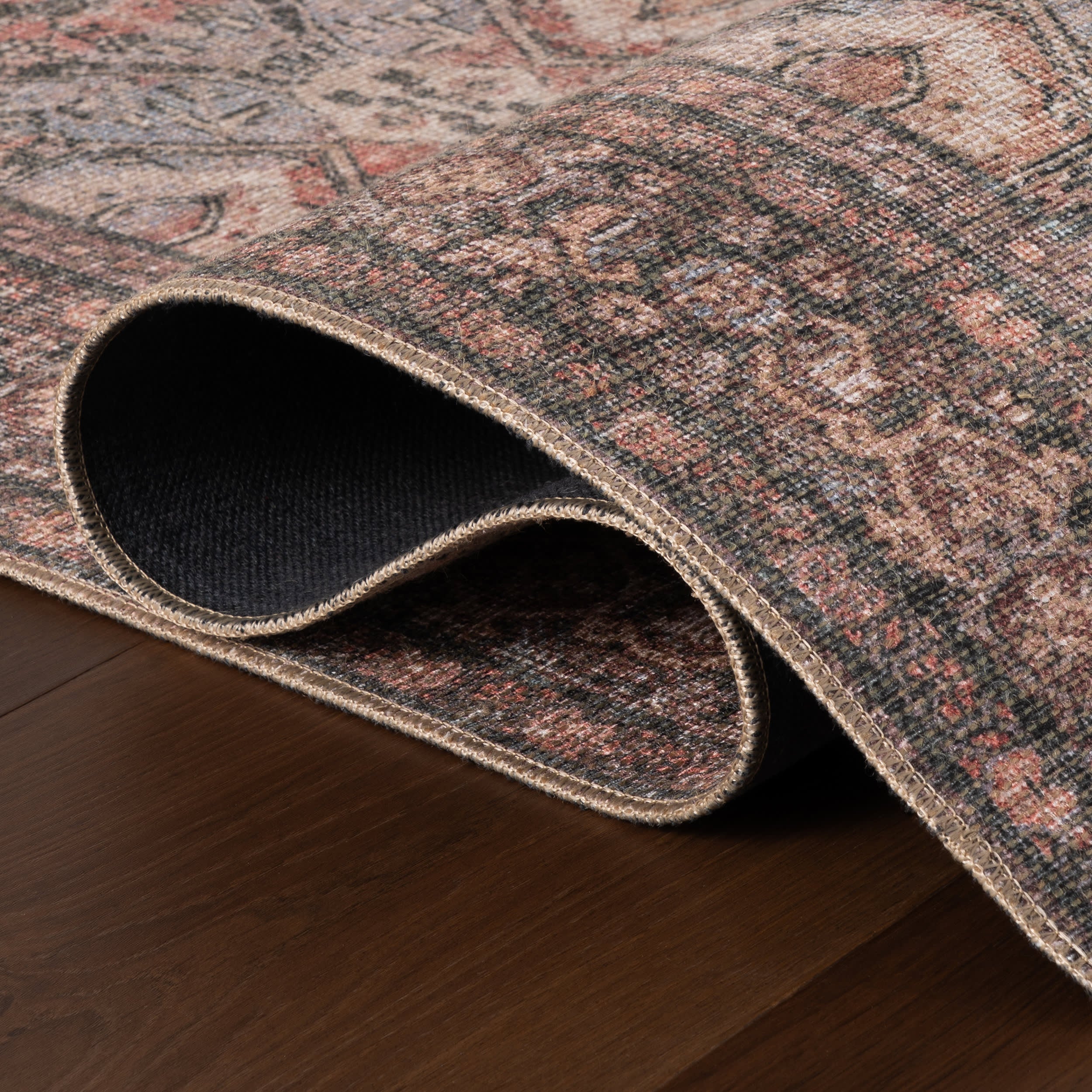 Chester Antiqued Jute-Blend Rug | Multicolor - Image 11