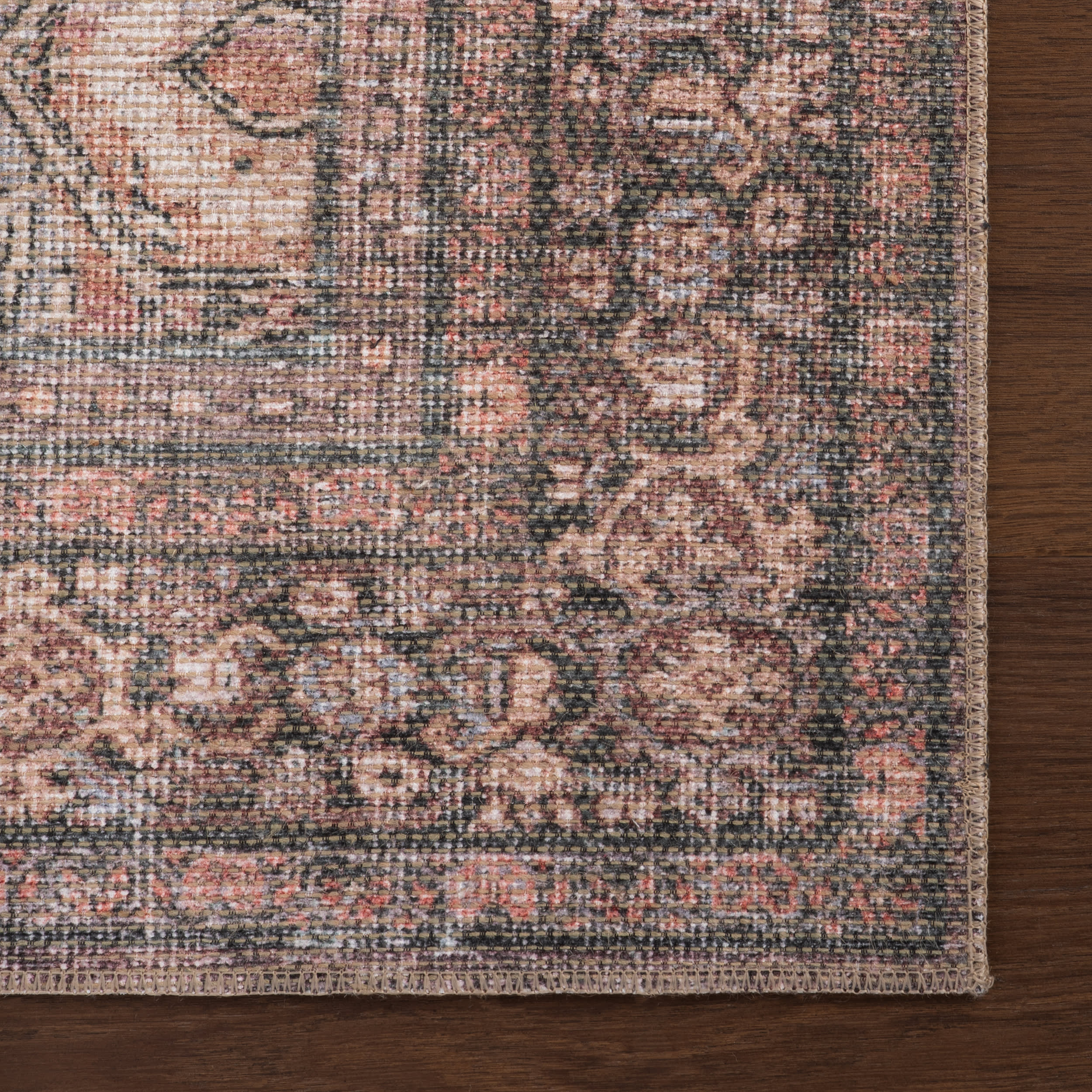 Chester Antiqued Jute-Blend Rug | Multicolor - Image 4