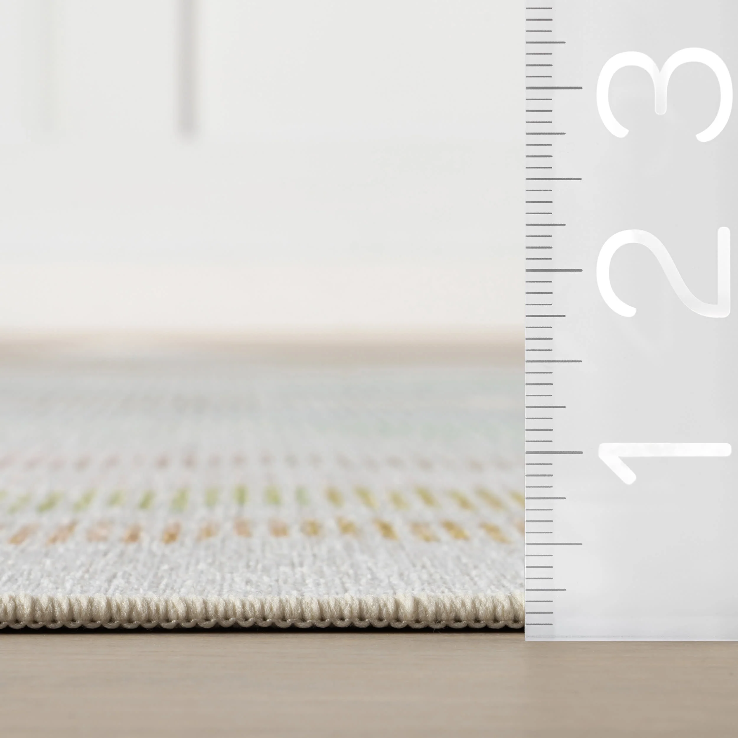 Chevron Machine Washable Rug | Multi - Image 5