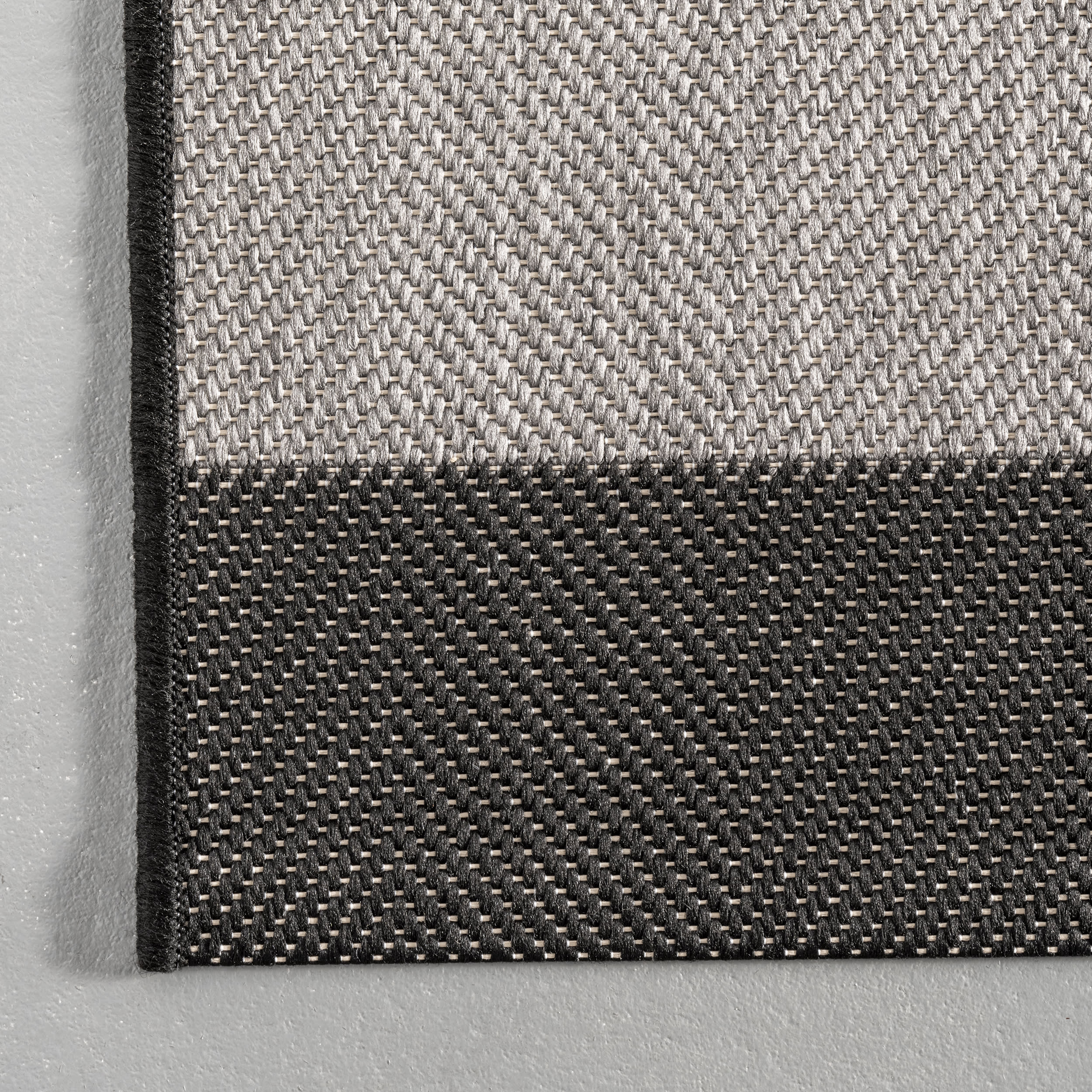 Chevron Stripes Indoor/Outdoor Rug | Black - Image 3