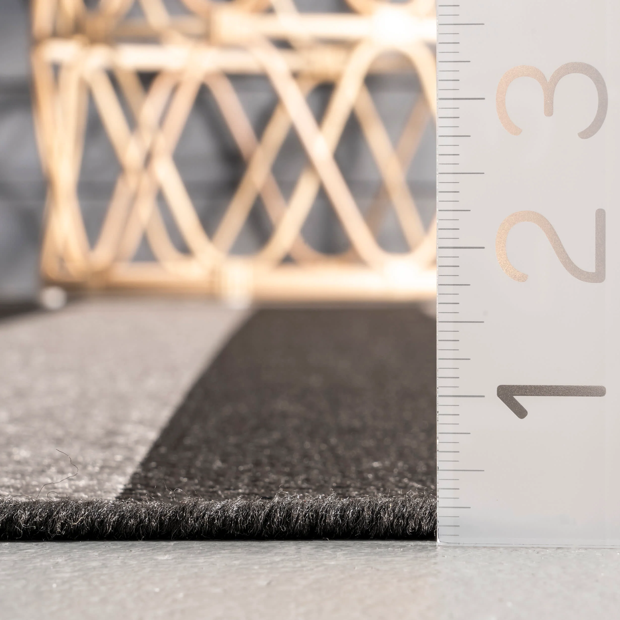 Chevron Stripes Indoor/Outdoor Rug | Black - Image 5
