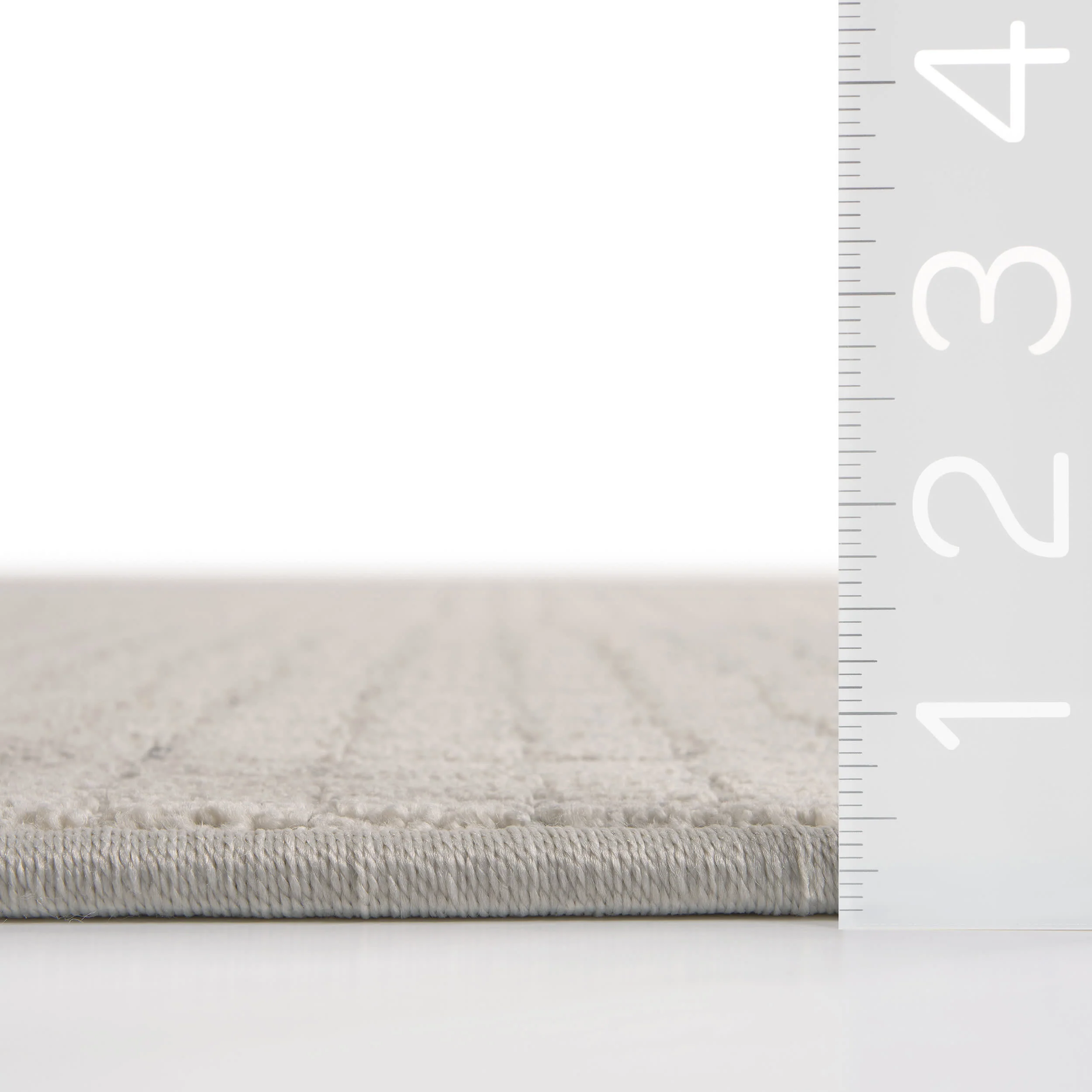 Chickadee Checked Custom Rug | Ivory - Image 3