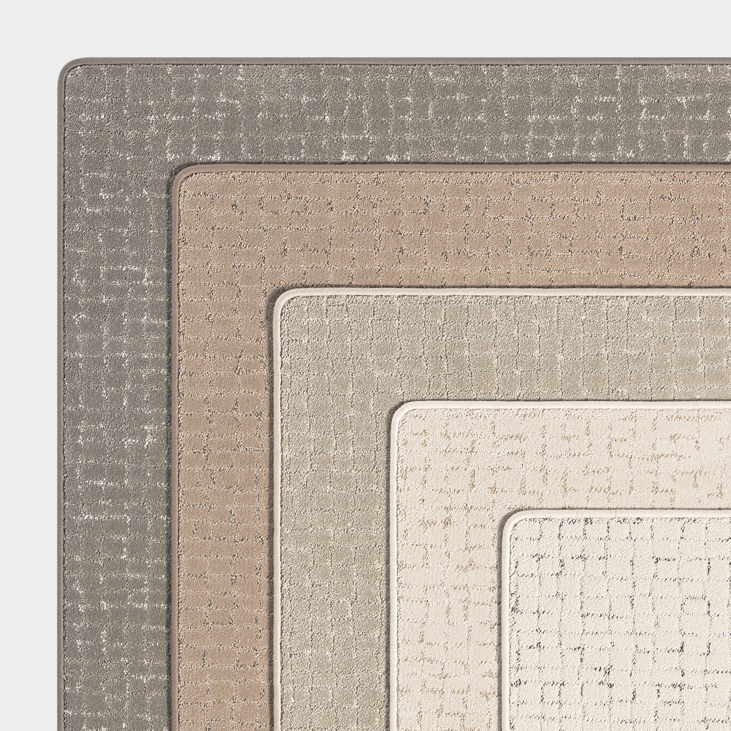 Chickadee Checked Custom Rug | Ivory - Image 5