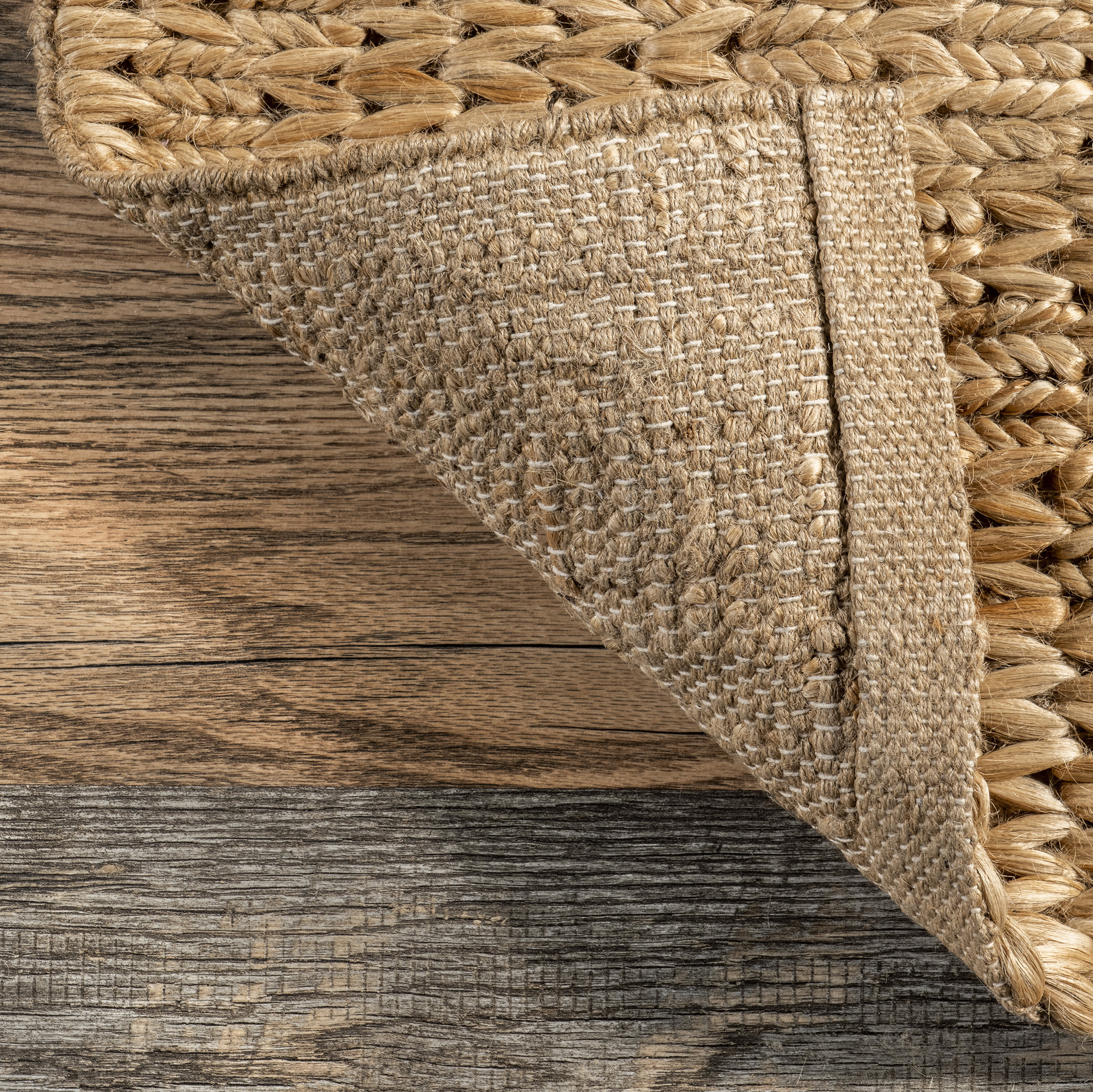 Chiemela Jute Trellis Rug | Natural - Image 5