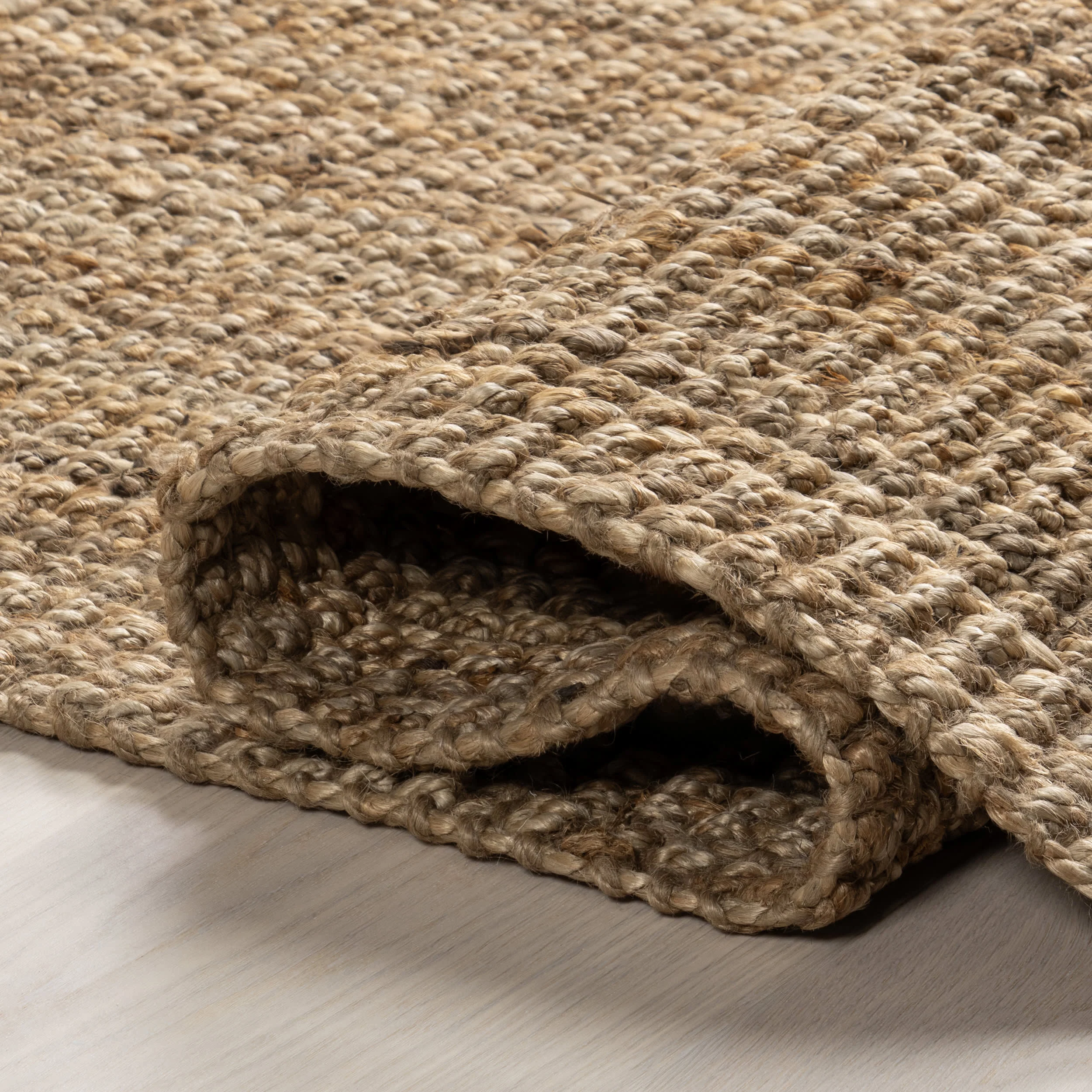 Chunky Jute Tasseled Rug | Natural - Image 11