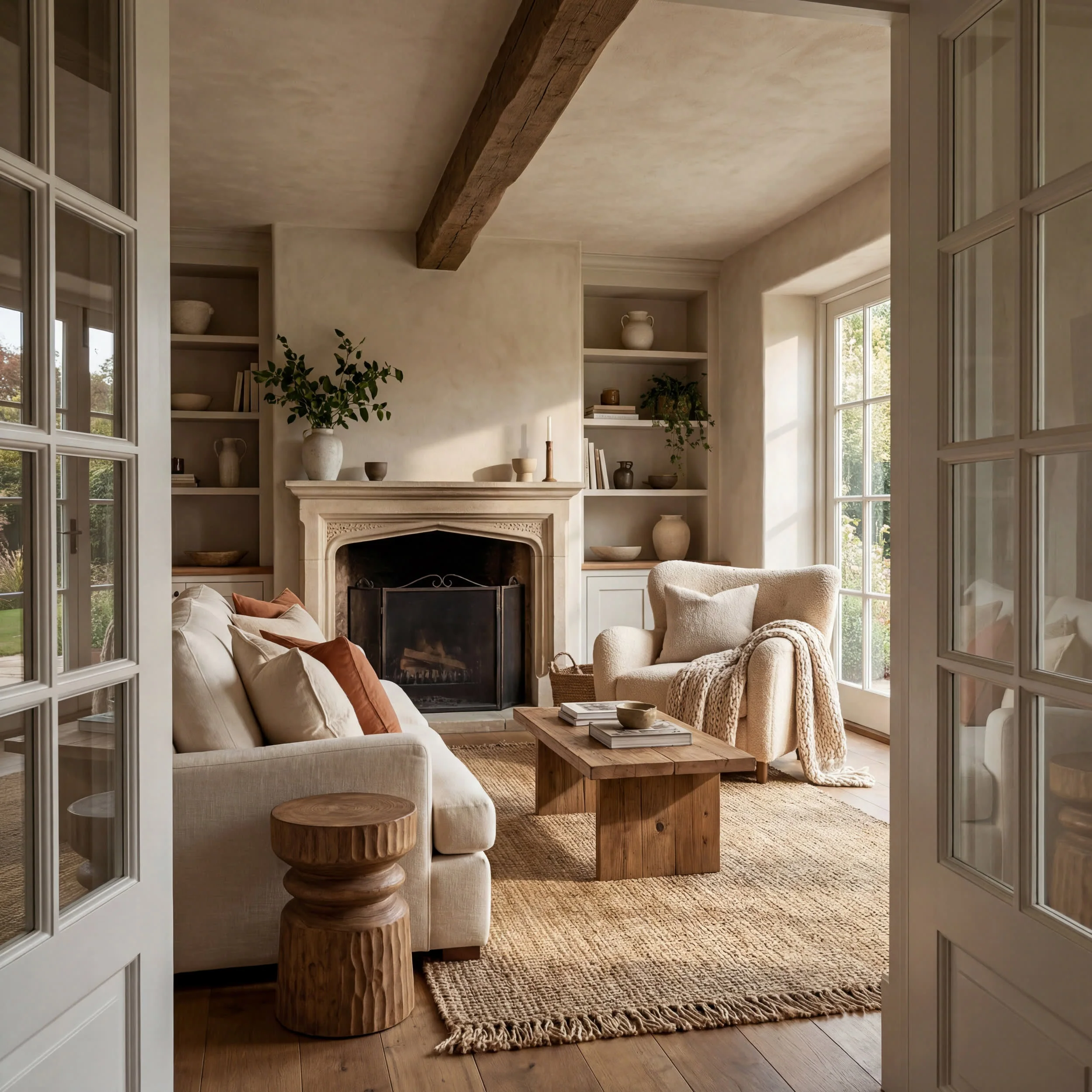 Chunky Jute Tasseled Rug | Natural - Image 2
