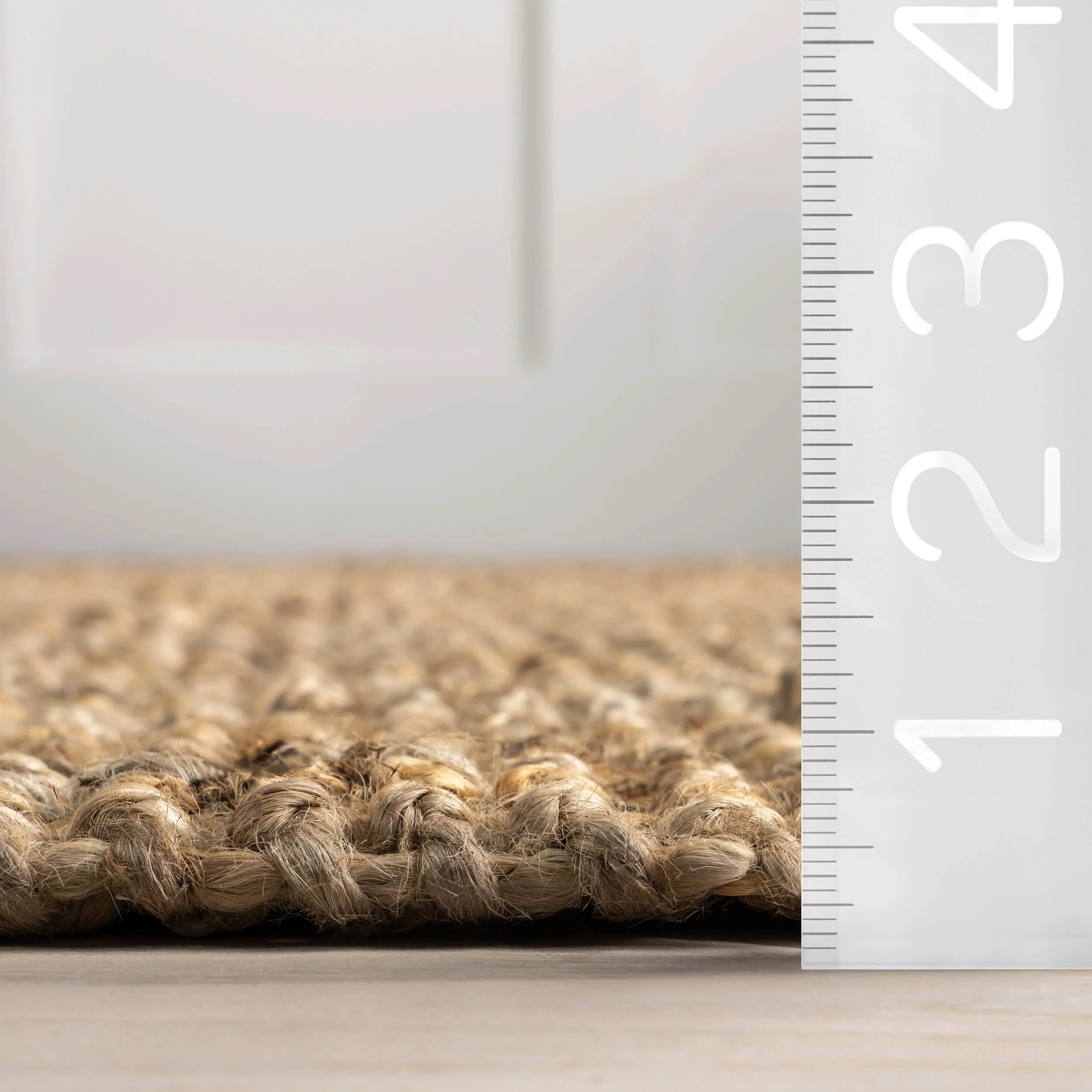 Chunky Jute Tasseled Rug | Natural - Image 6