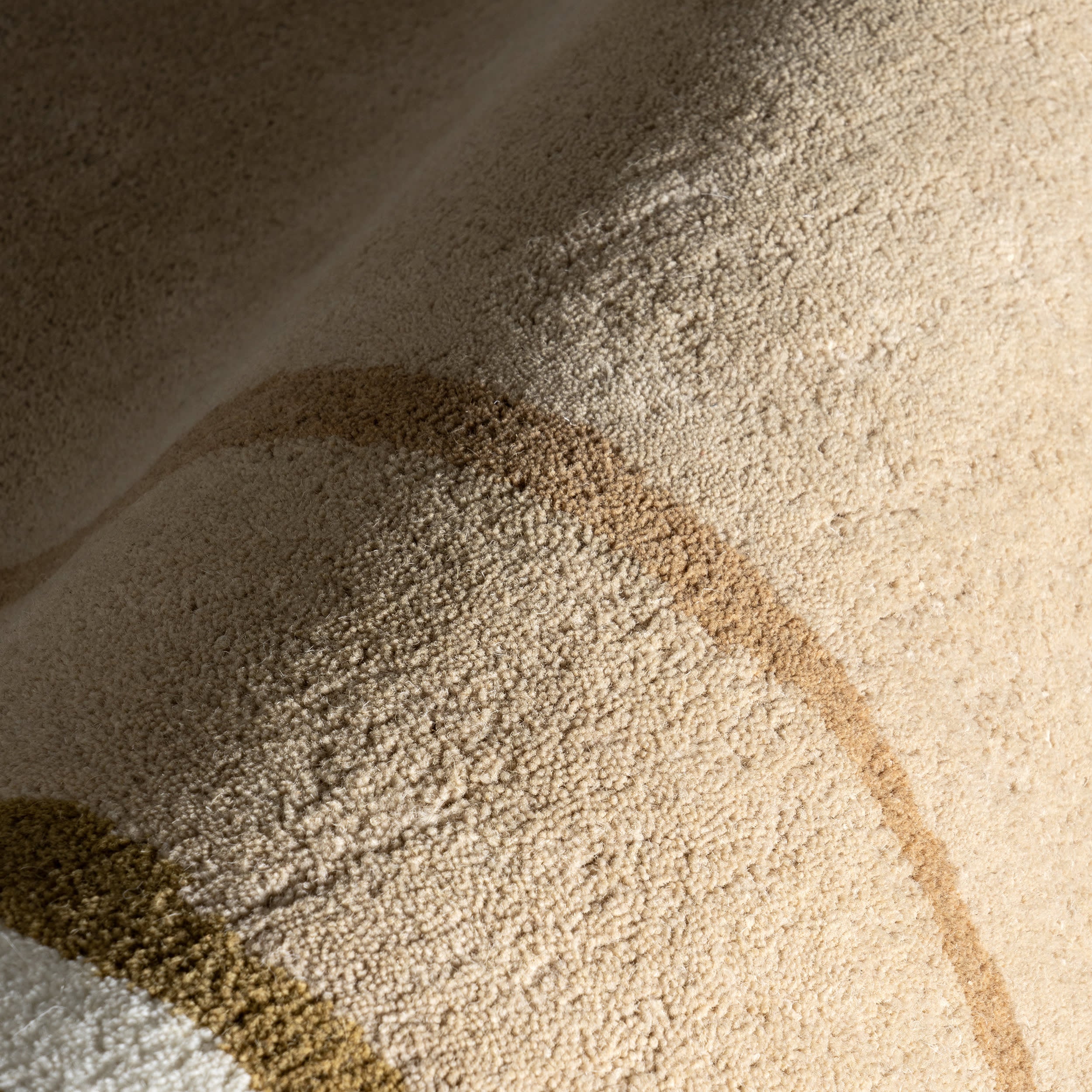 Churia Bordered Wool Rug | Taupe - Image 3