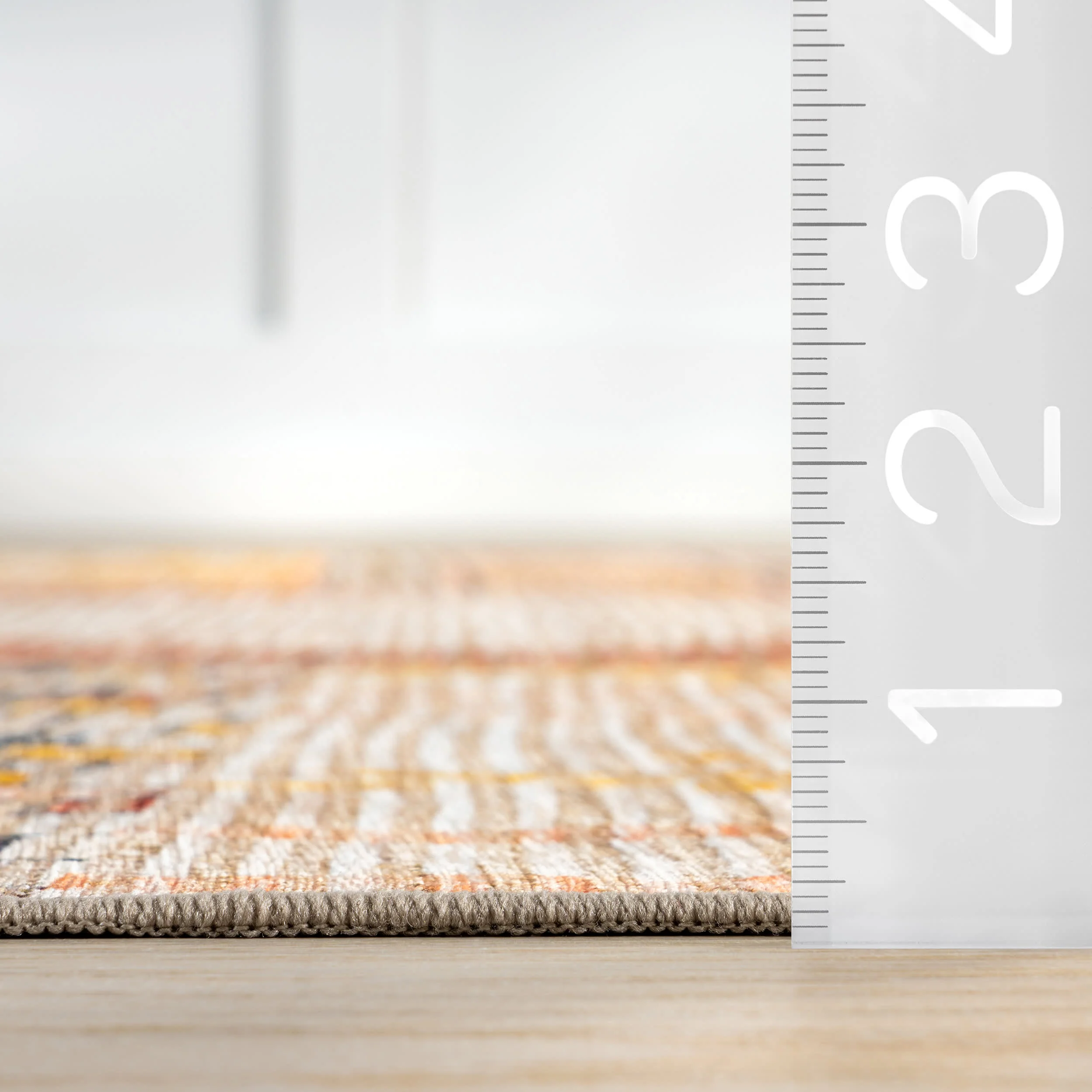 Cielo Abstract Spill Proof Washable Rug | Multicolor - Image 6