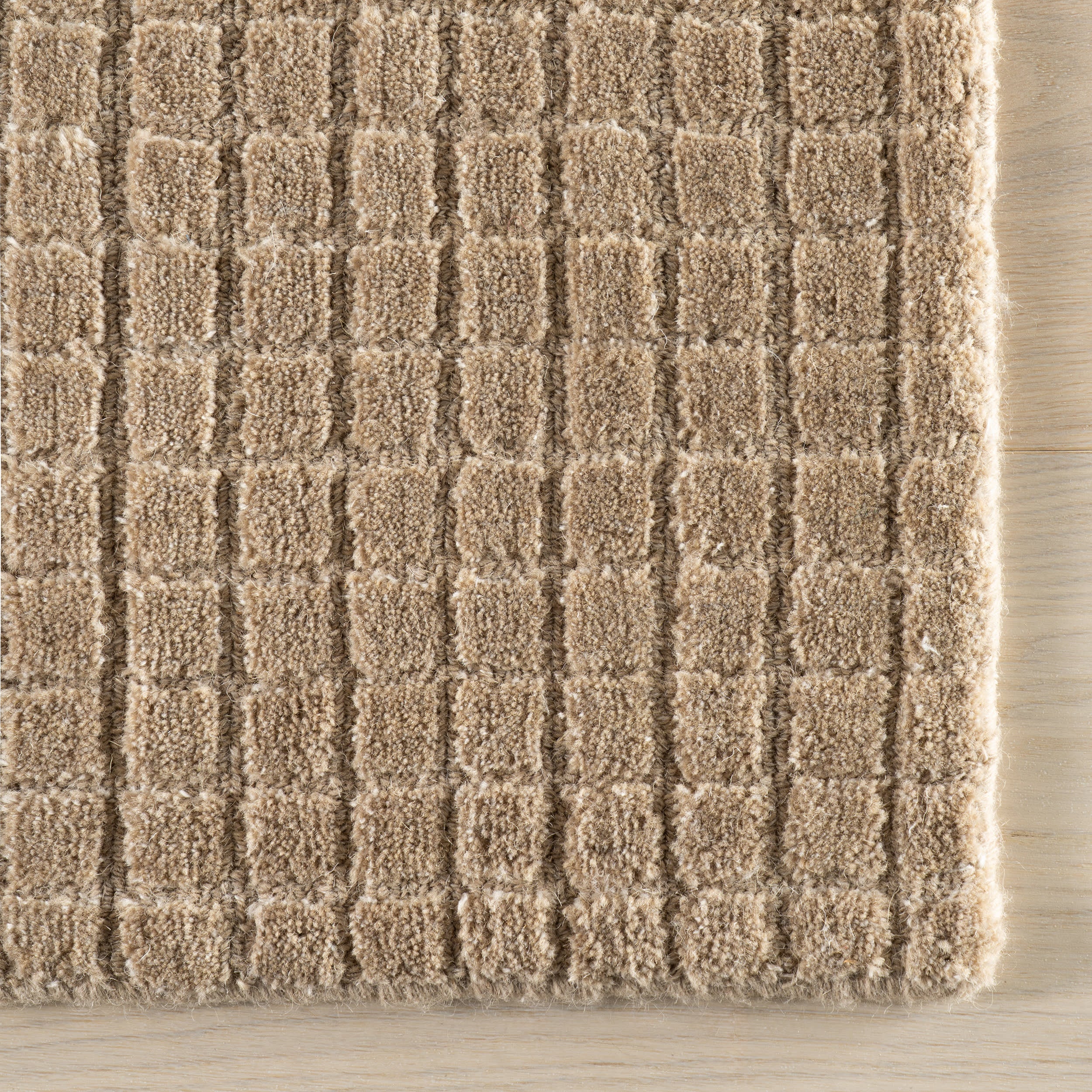 Cinnara Moroccan Striped Rug | Beige - Image 6