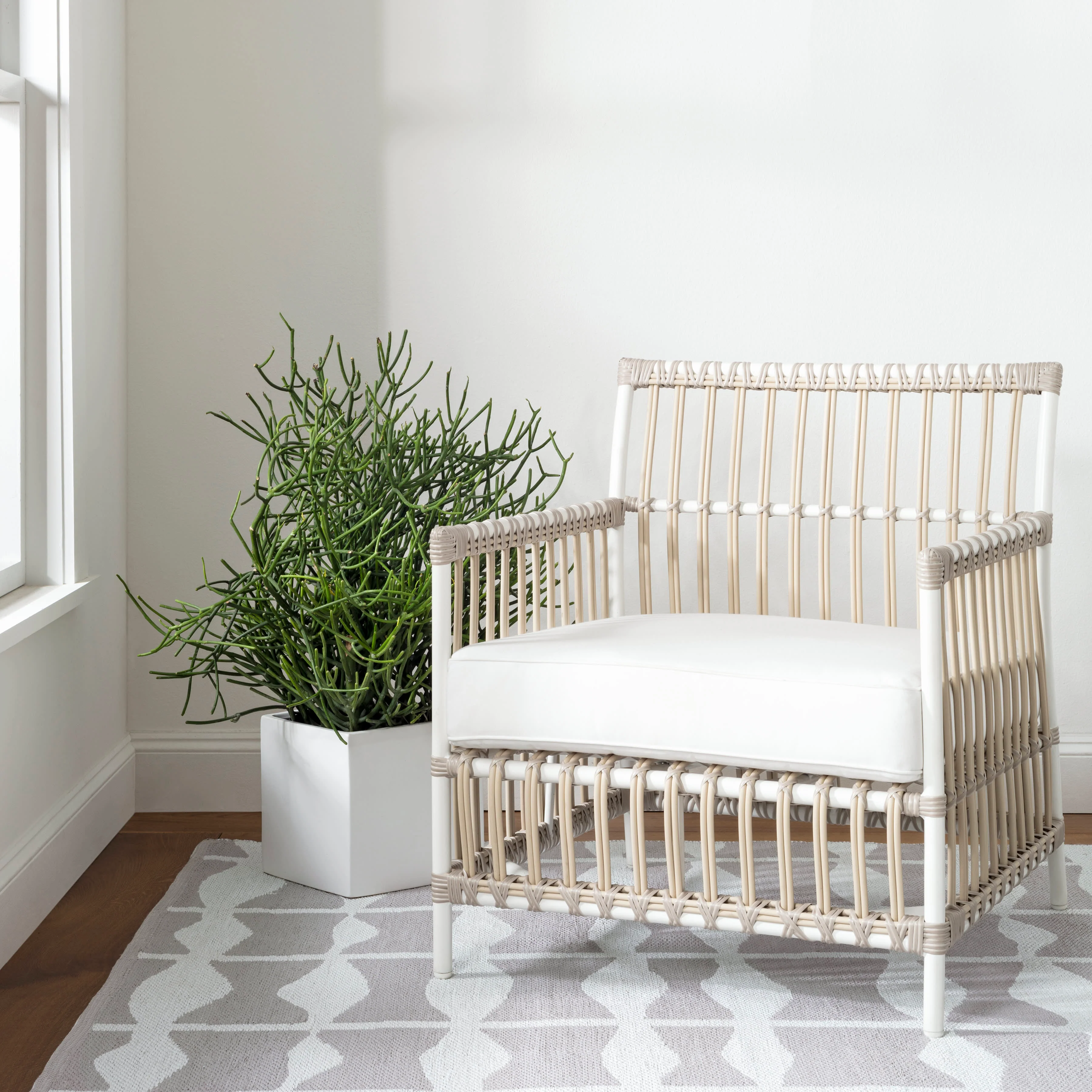 Circuit Handwoven Indoor/Outdoor Rug | Grey - Image 2