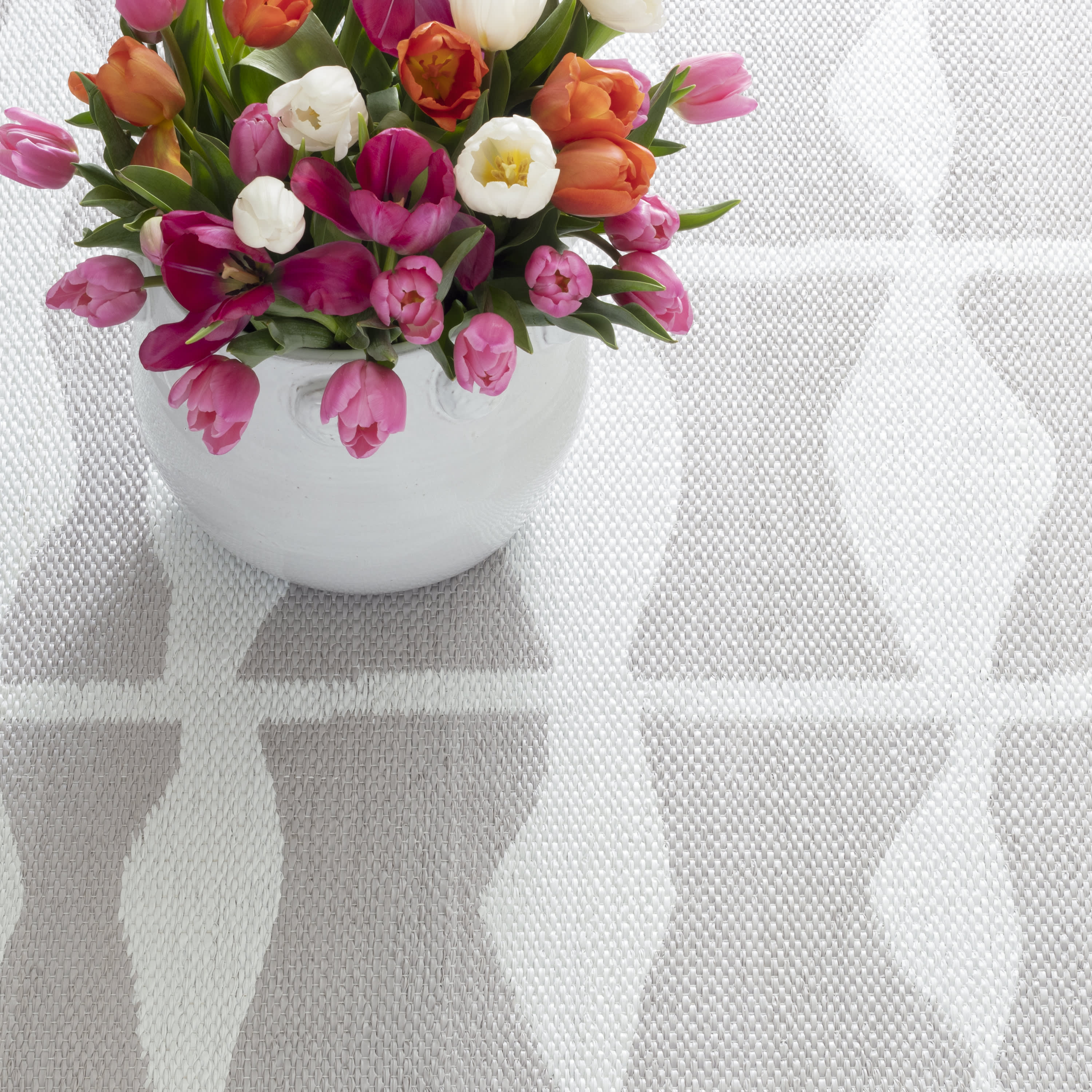 Circuit Handwoven Indoor/Outdoor Rug | Grey - Image 3