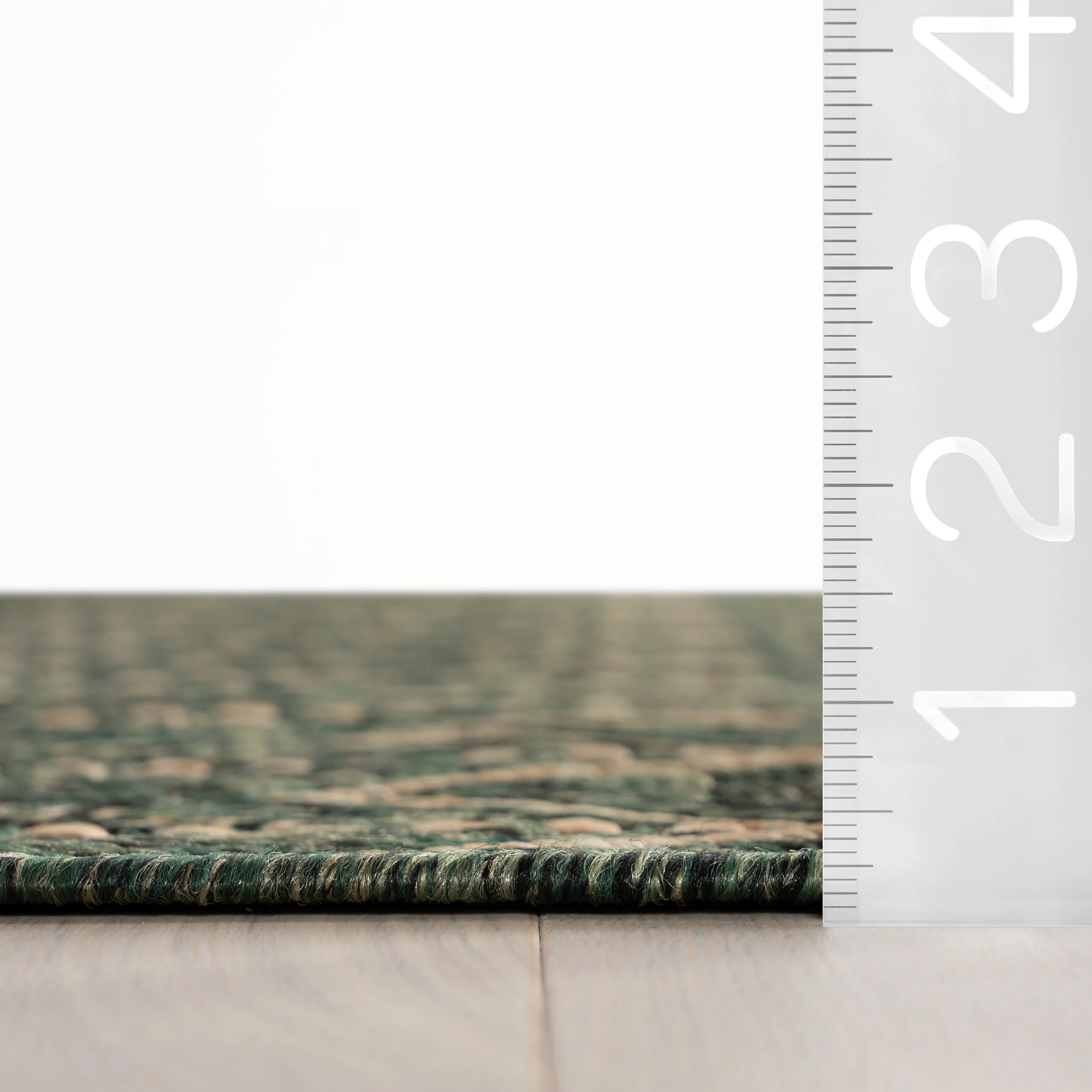 Cirella Modern Chevron Indoor/Outdoor Rug | Green - Image 6