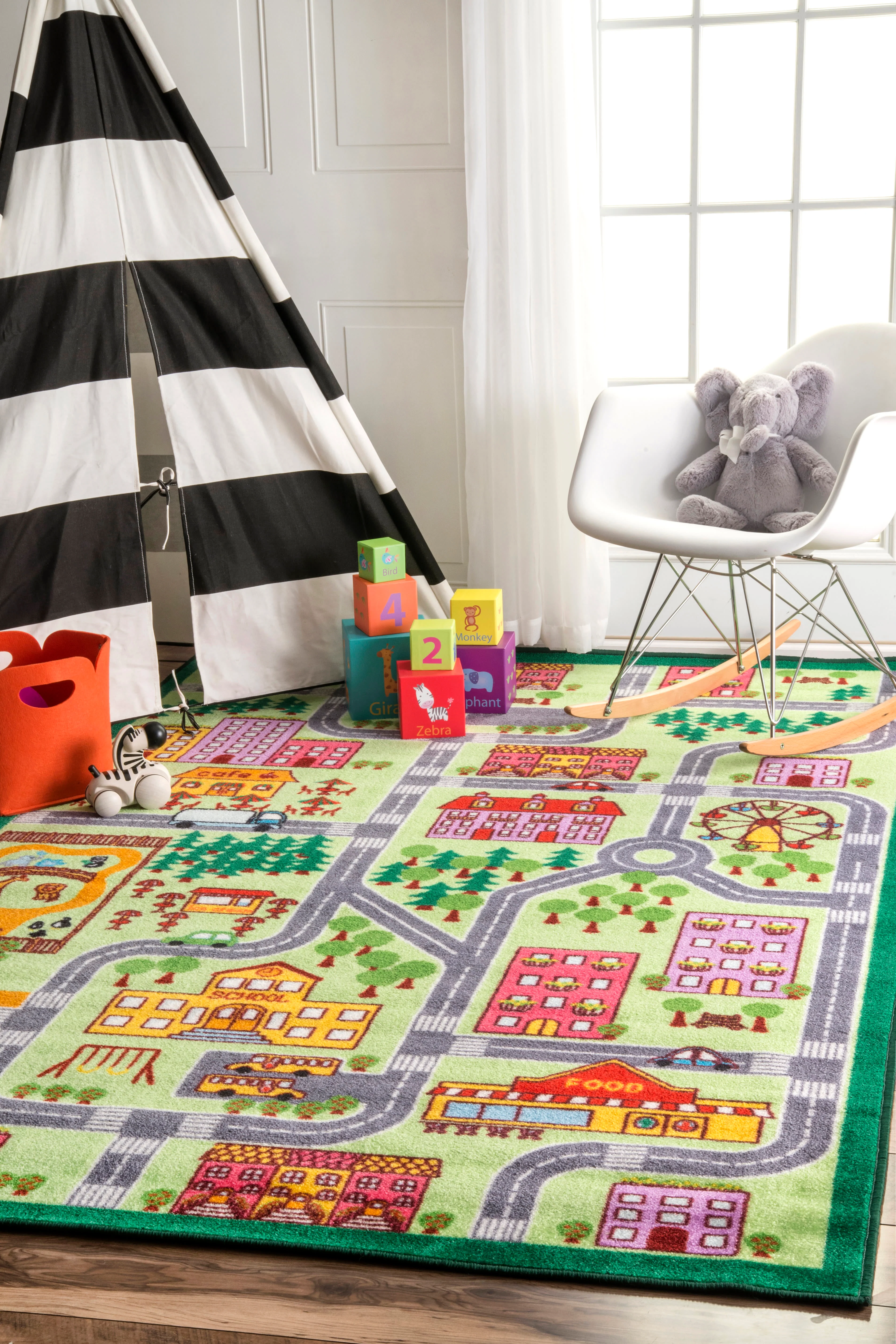 City Neighborhood Rug | Multicolor - Image 2