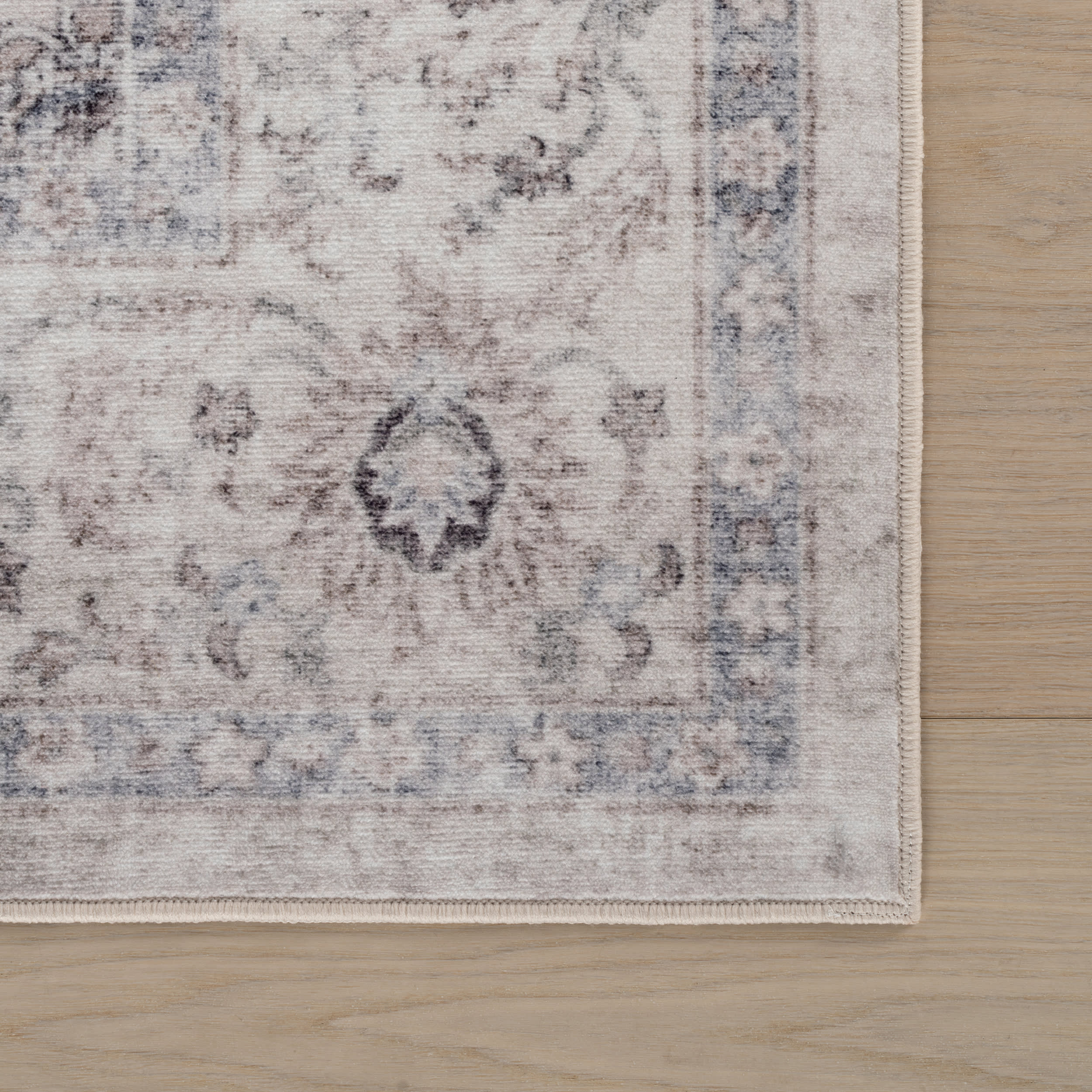 Clanese Oriental and Persian Washable Rug | Grey - Image 4