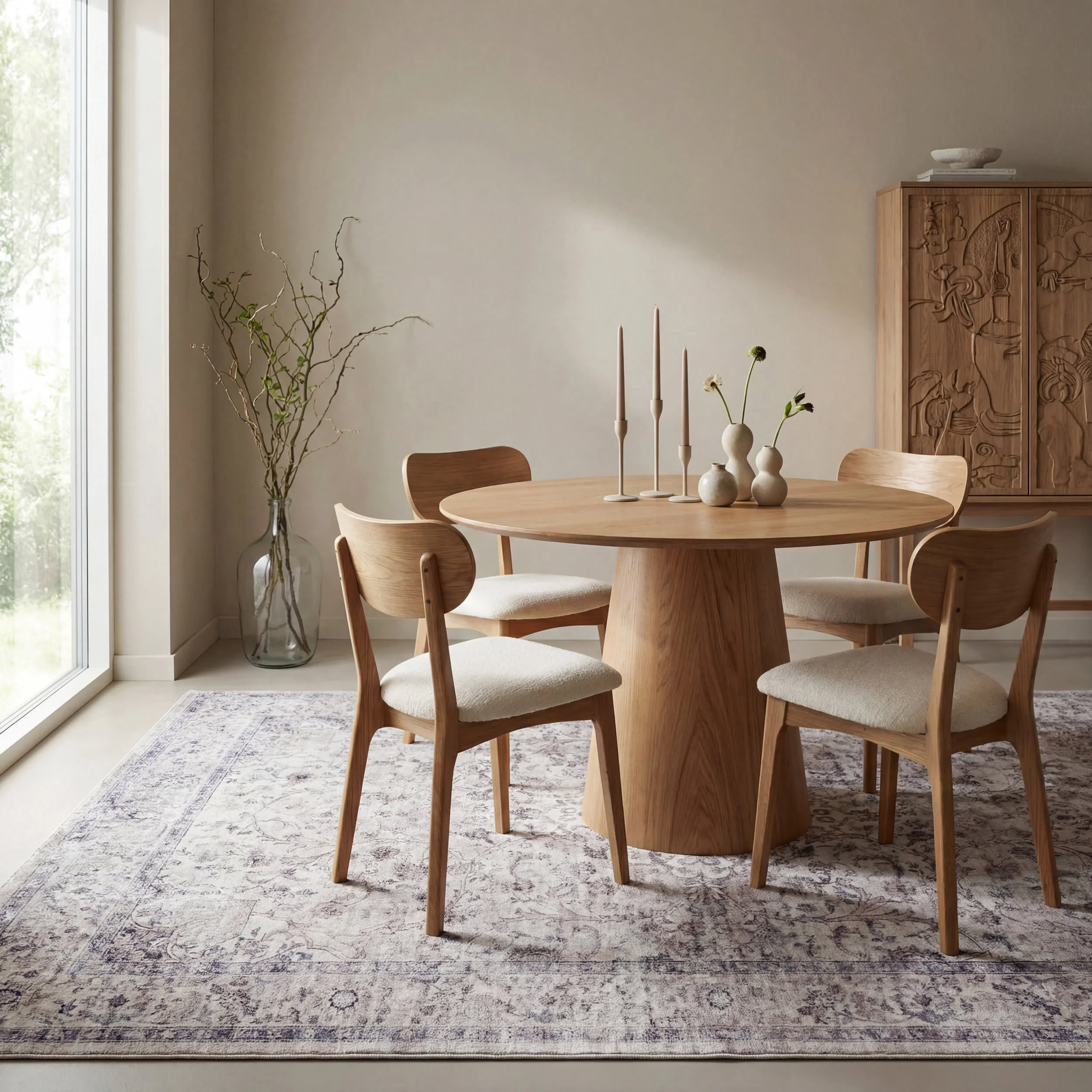Clanese Oriental and Persian Washable Rug | Grey - Image 7