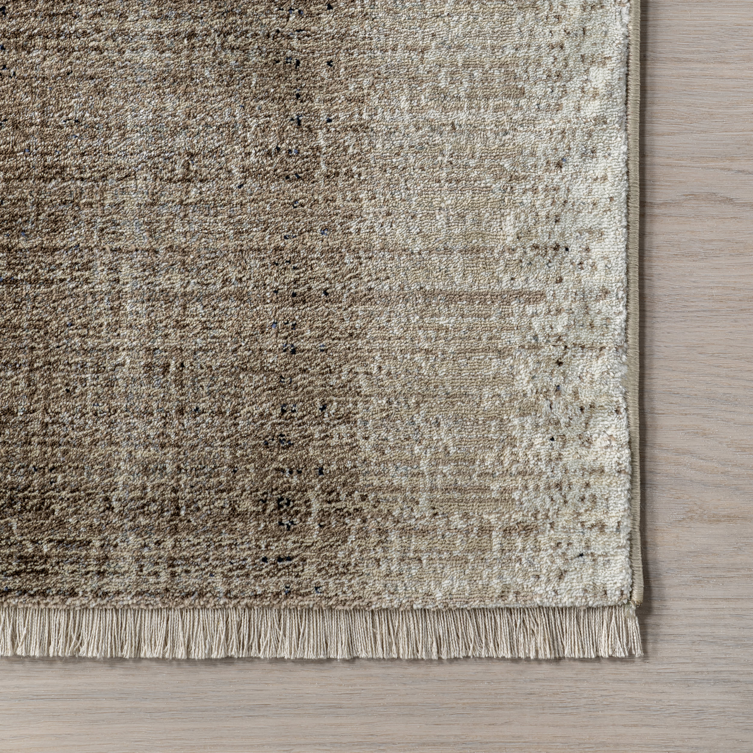 Claudine Rustic Stripe Rug | Brown - Image 3