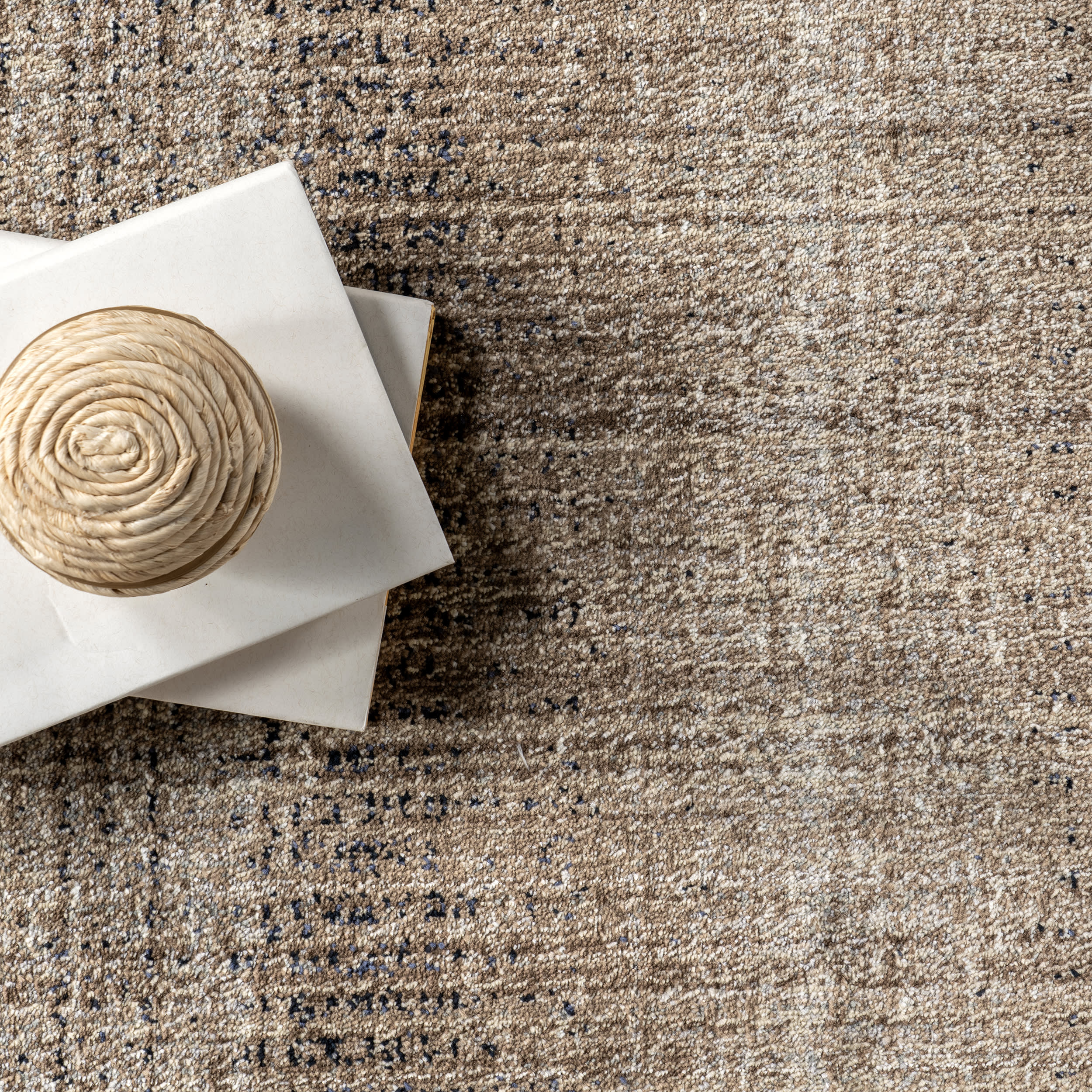 Claudine Rustic Stripe Rug | Brown - Image 7