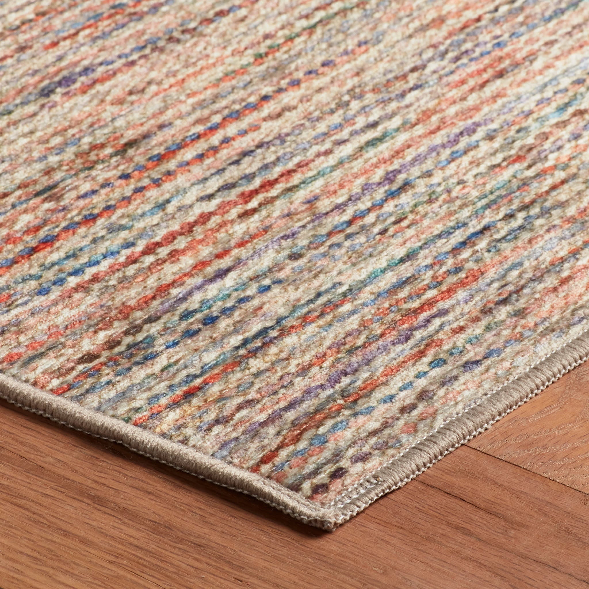 Clay Machine Washable Rug | Multi - Image 5