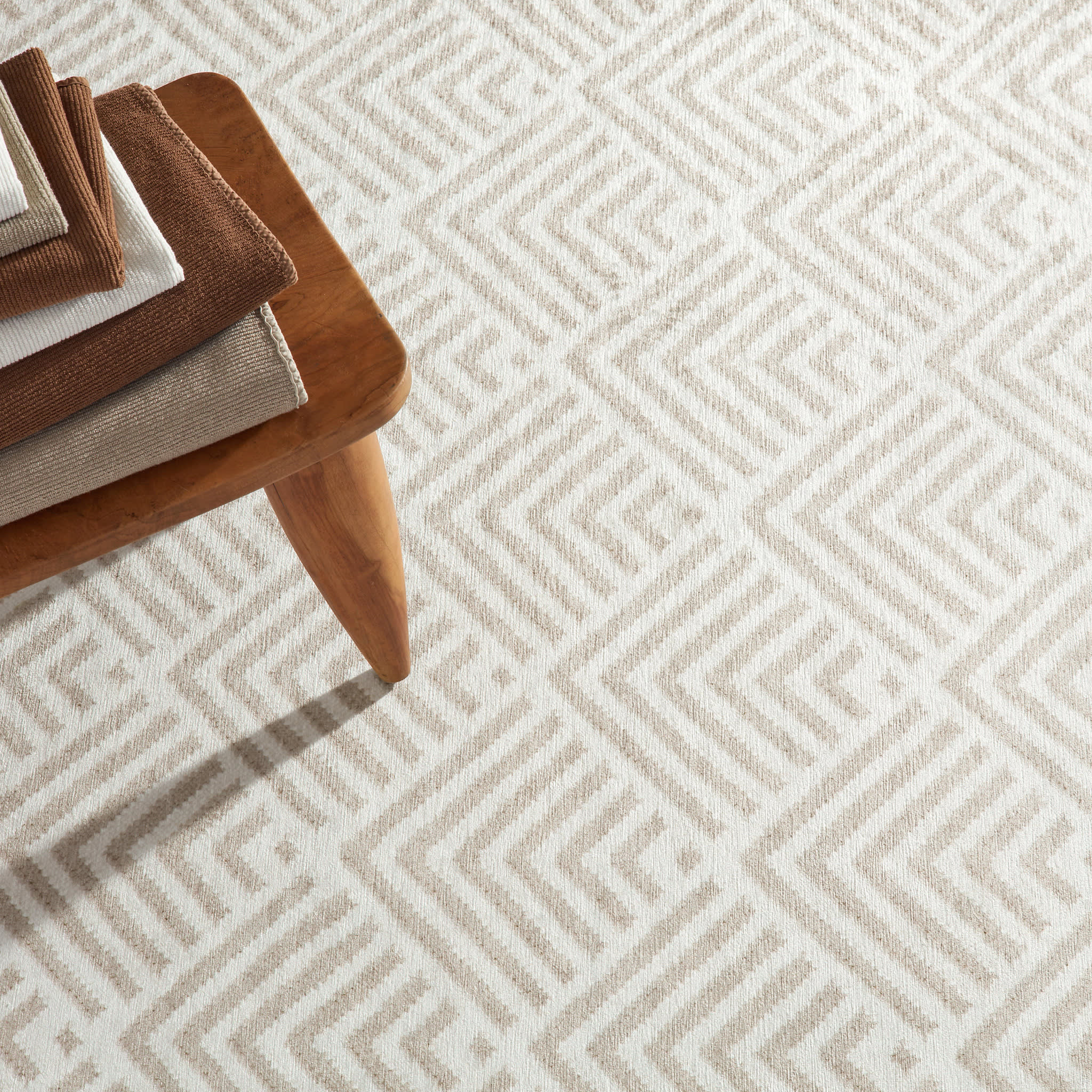 Cleo Machine Washable Rug by Bunny Williams | Cement - Image 3