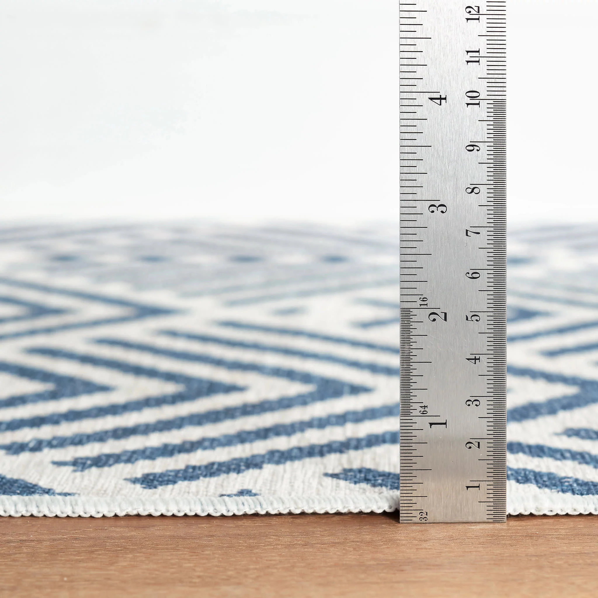 Cleo Machine Washable Rug by Bunny Williams | Navy - Image 4