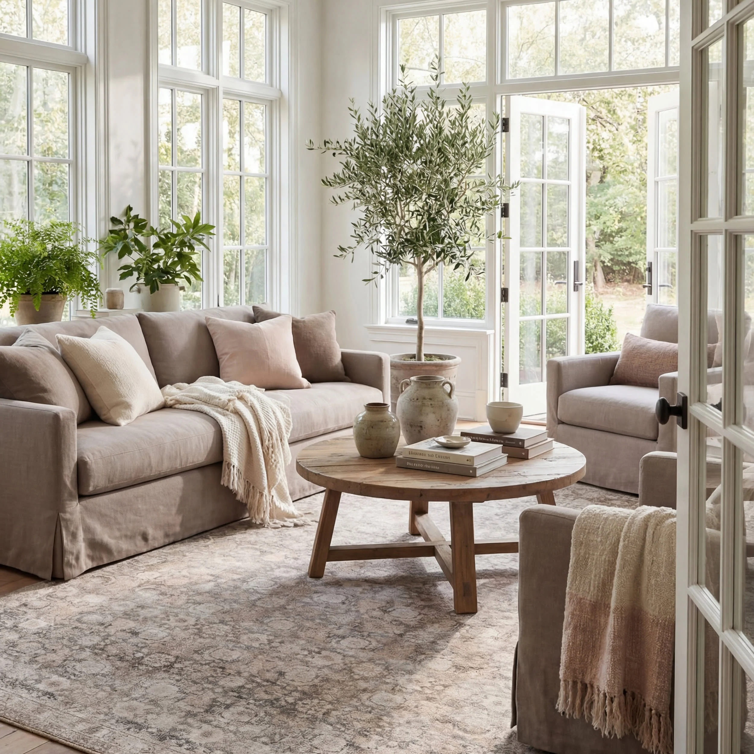 Clifton Antiqued Jute-Blend Rug | Dark Beige - Image 2