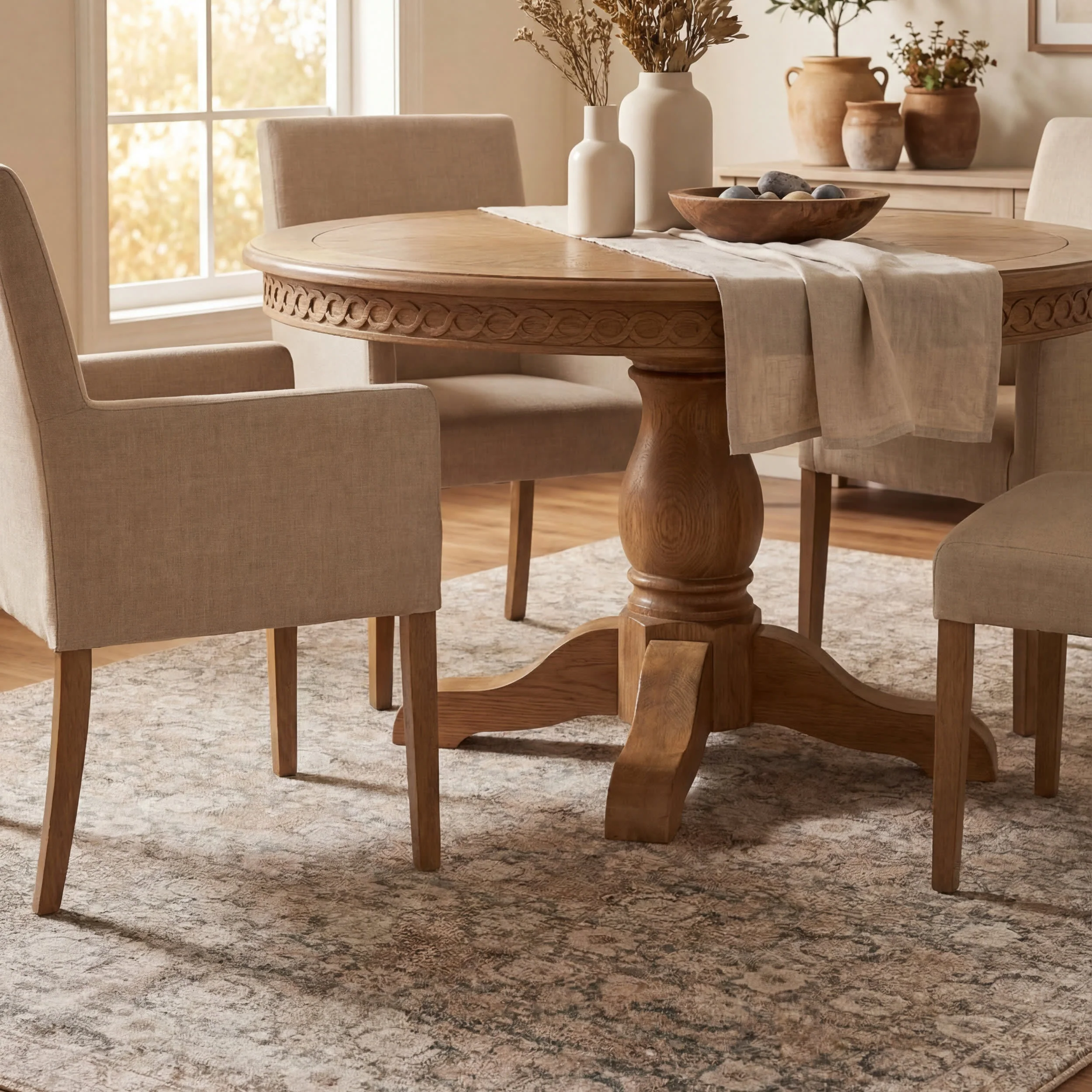 Clifton Antiqued Jute-Blend Rug | Dark Beige - Image 5