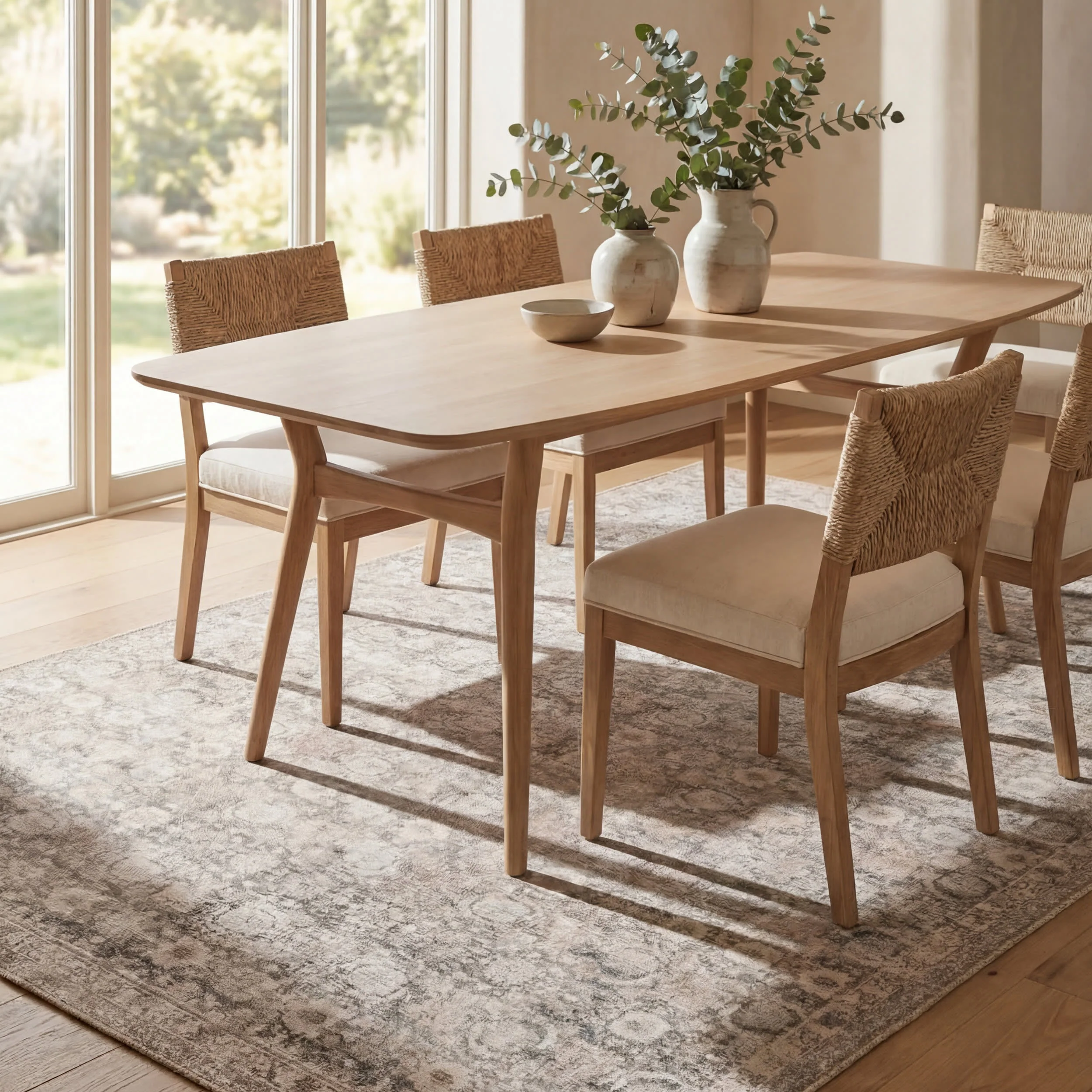 Clifton Antiqued Jute-Blend Rug | Dark Beige - Image 7
