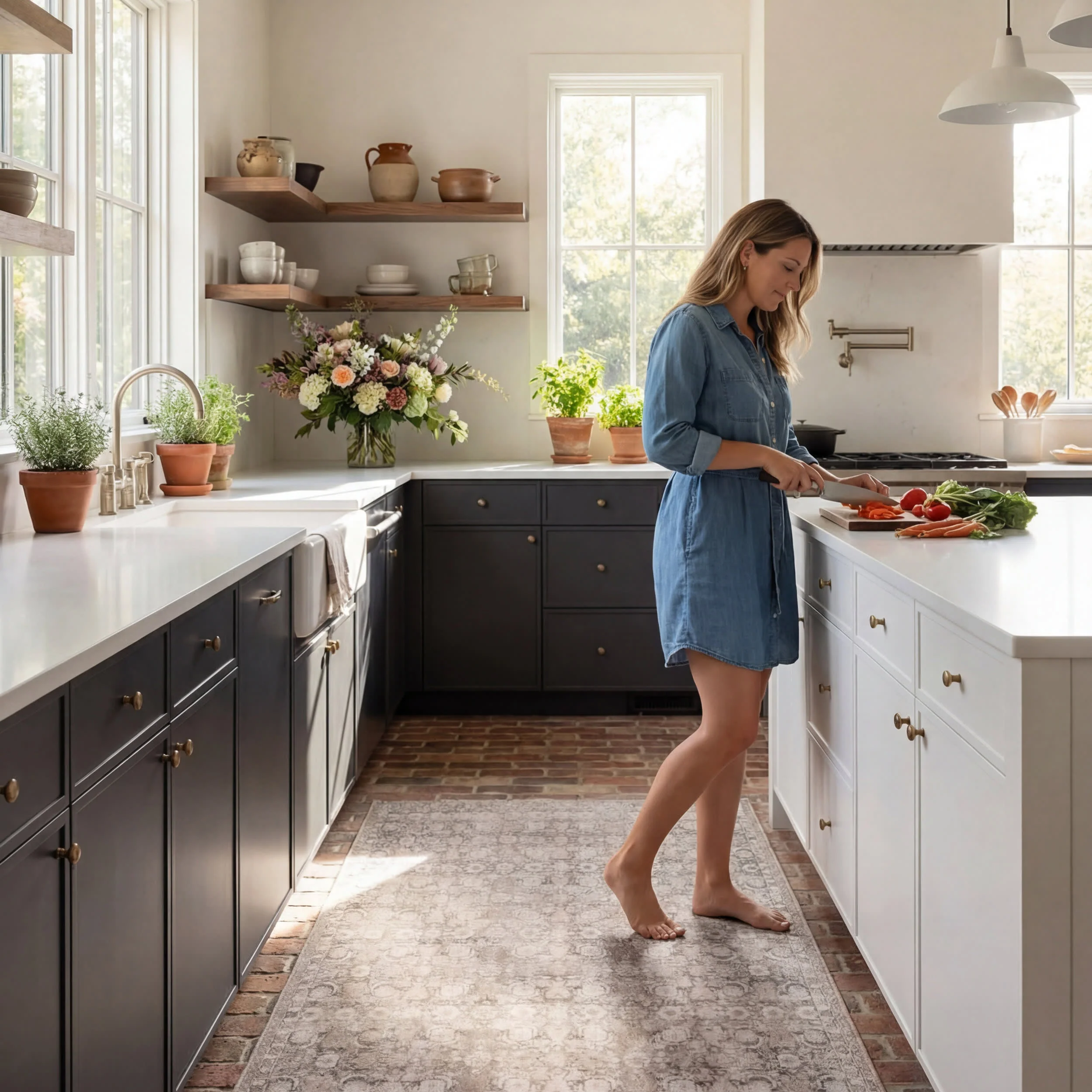 Clifton Antiqued Jute-Blend Rug | Dark Beige - Image 9