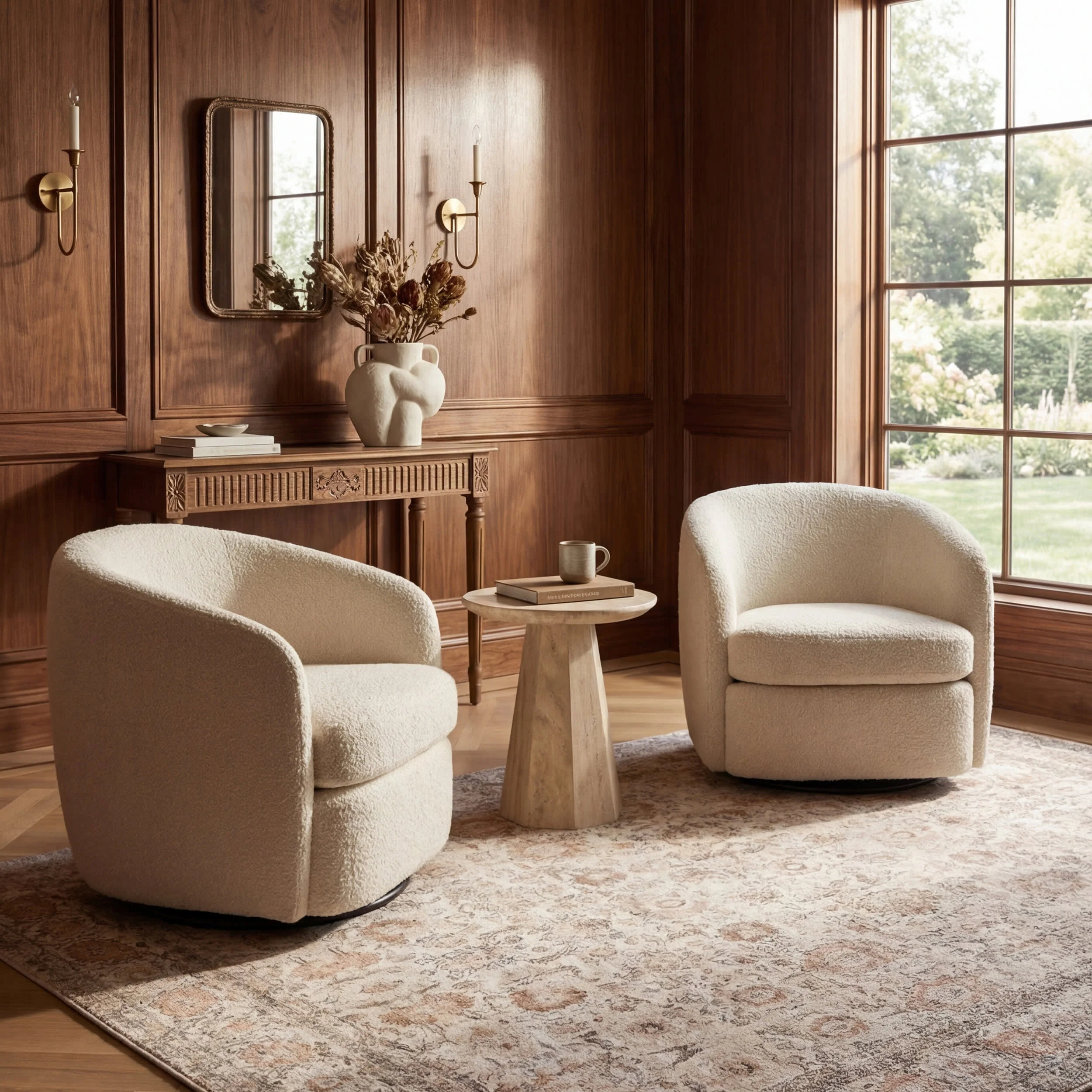 Clinton Antiqued Jute-Blend Rug | Light Brown - Image 5