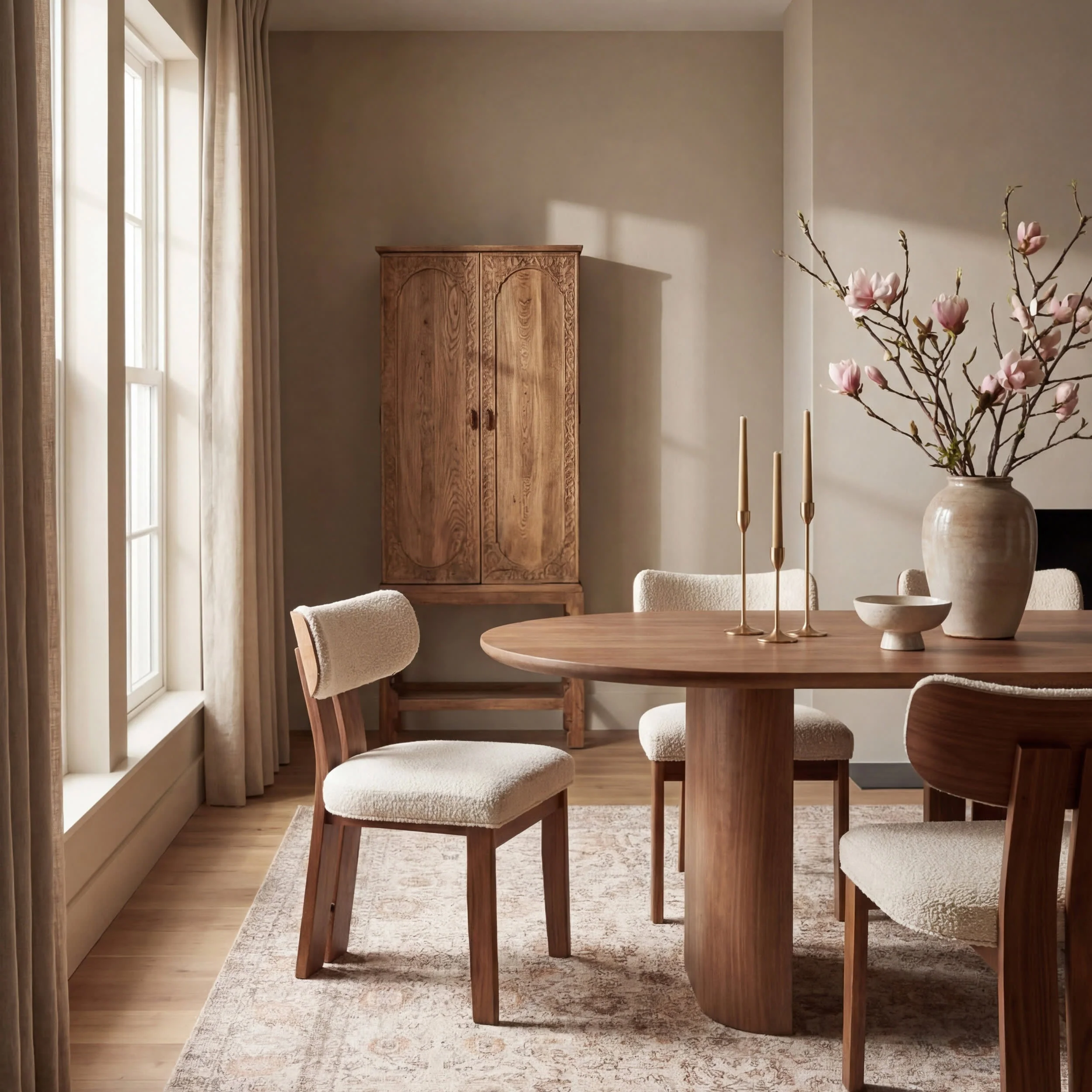 Clinton Antiqued Jute-Blend Rug | Light Brown - Image 7