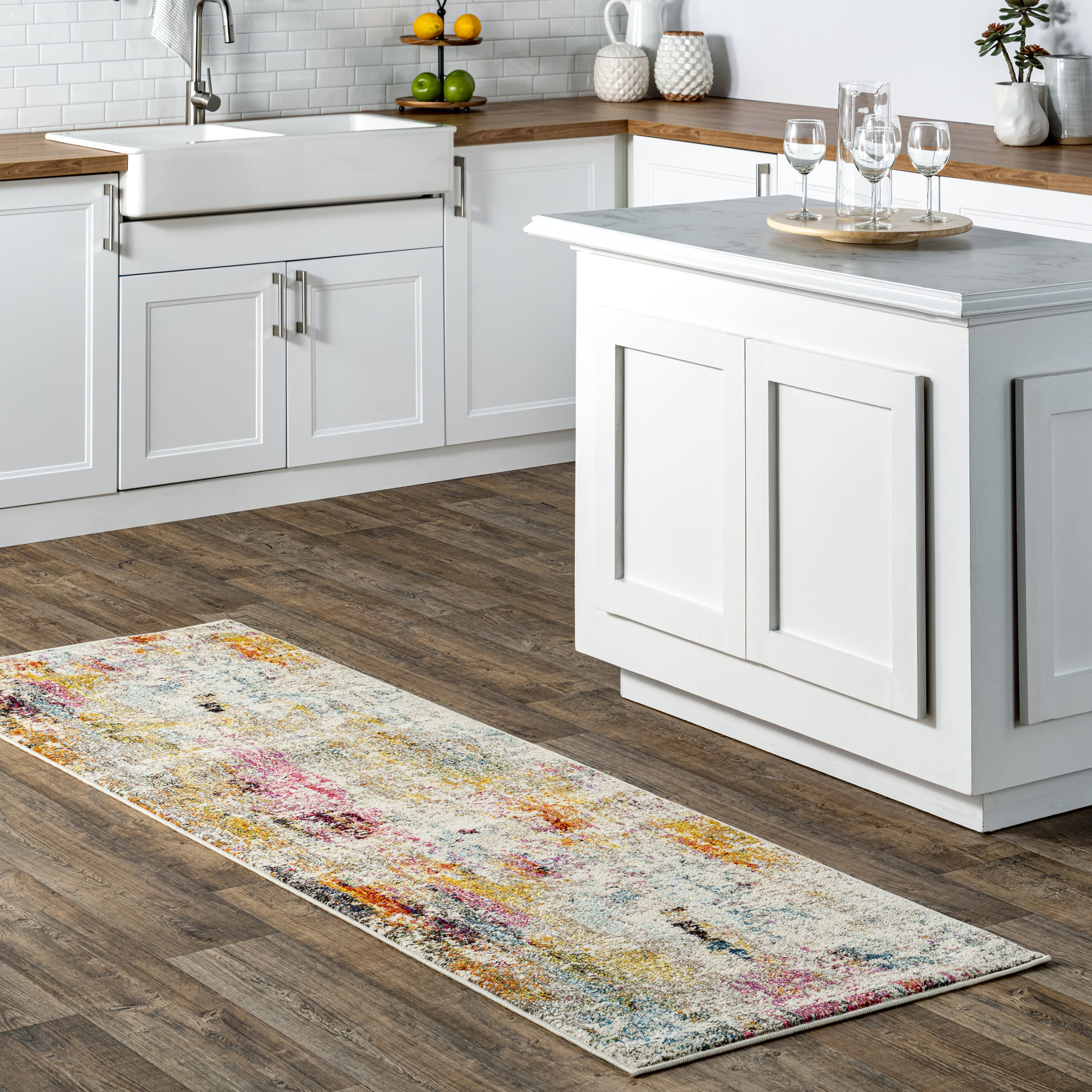 Clouded Impressionism Rug | Multicolor - Image 2