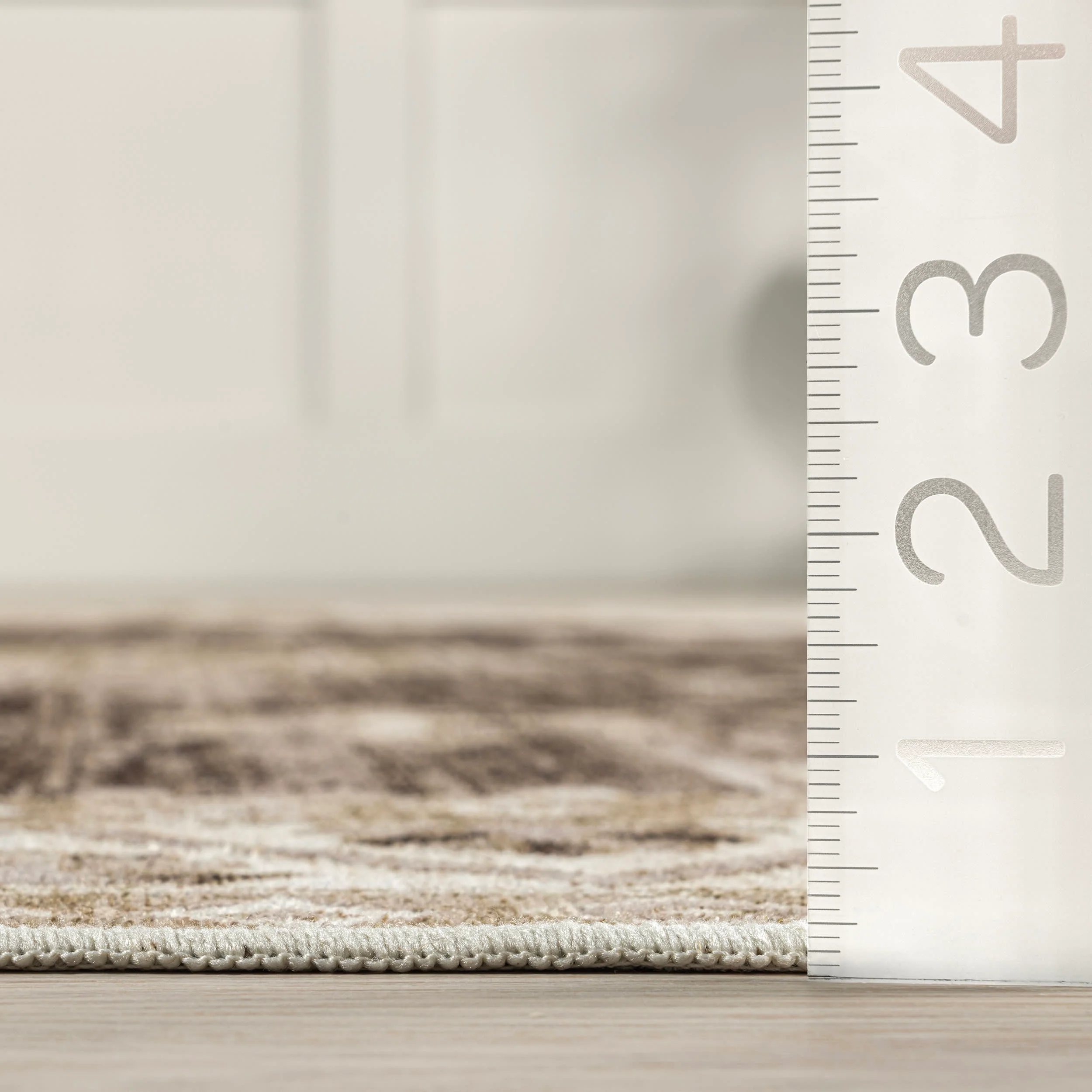 Clovebud Medallion Washable Rug | Brown - Image 4