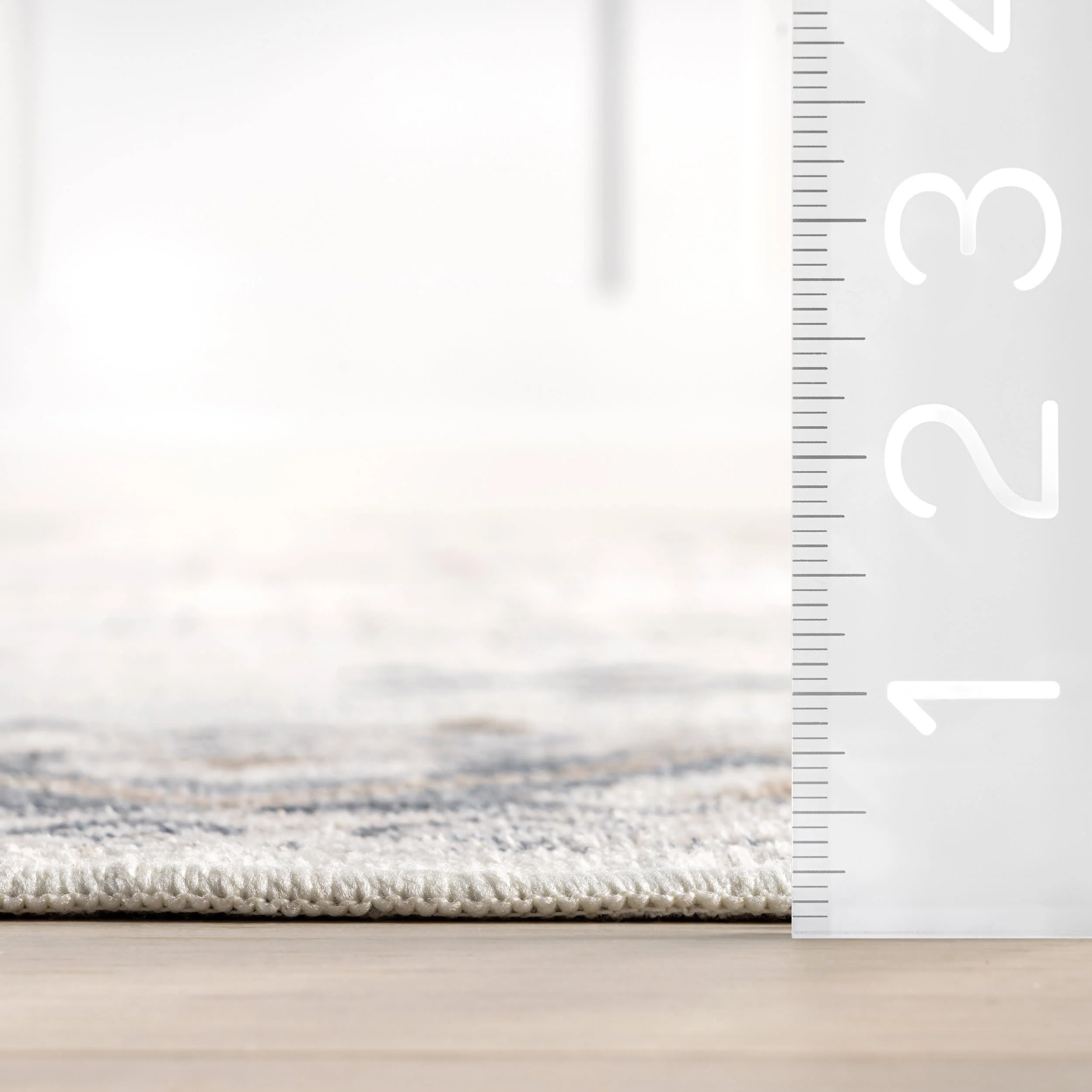 Clovebud Medallion Washable Rug | Grey - Image 5