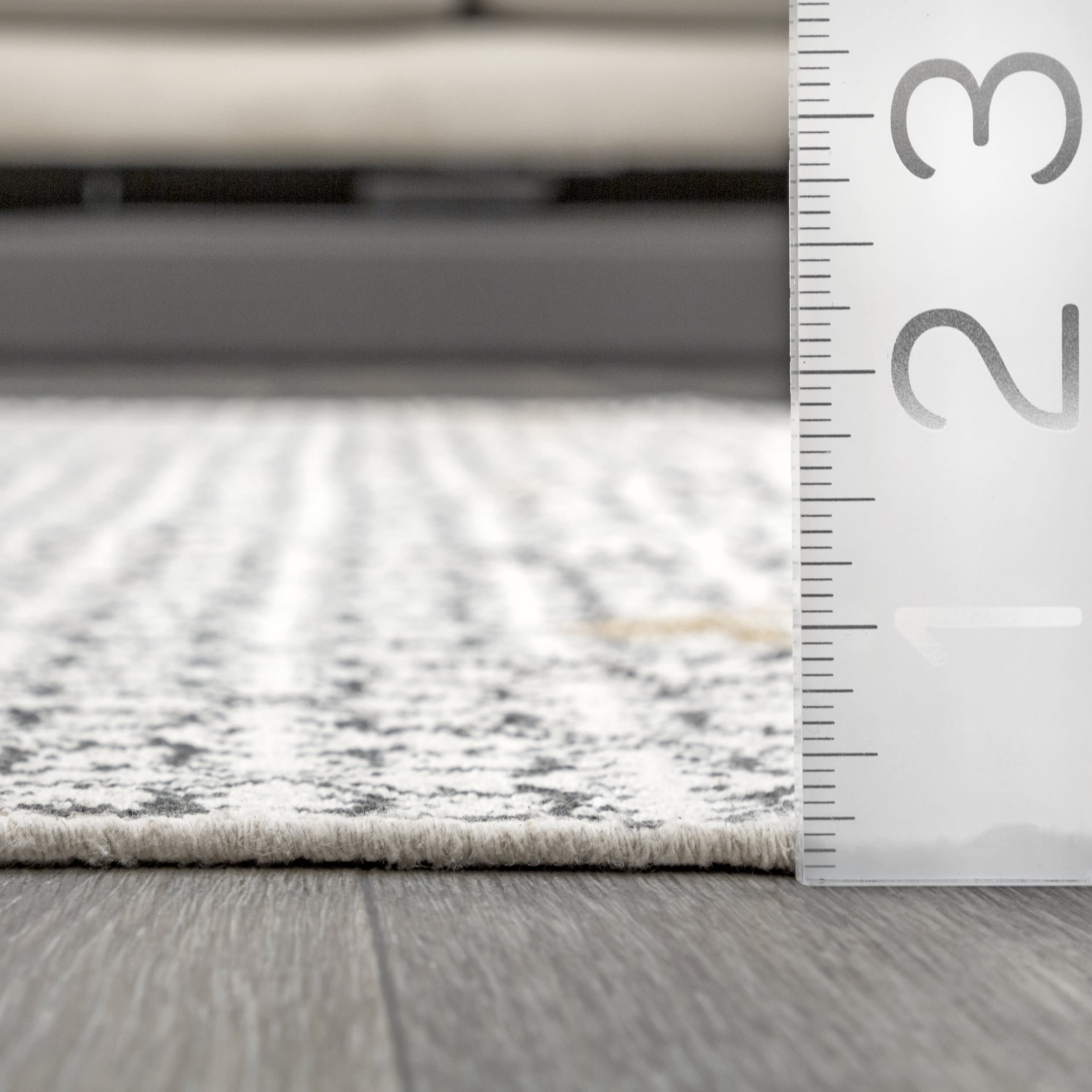 Clover Trellis With Tassels Rug | Ivory - Image 5