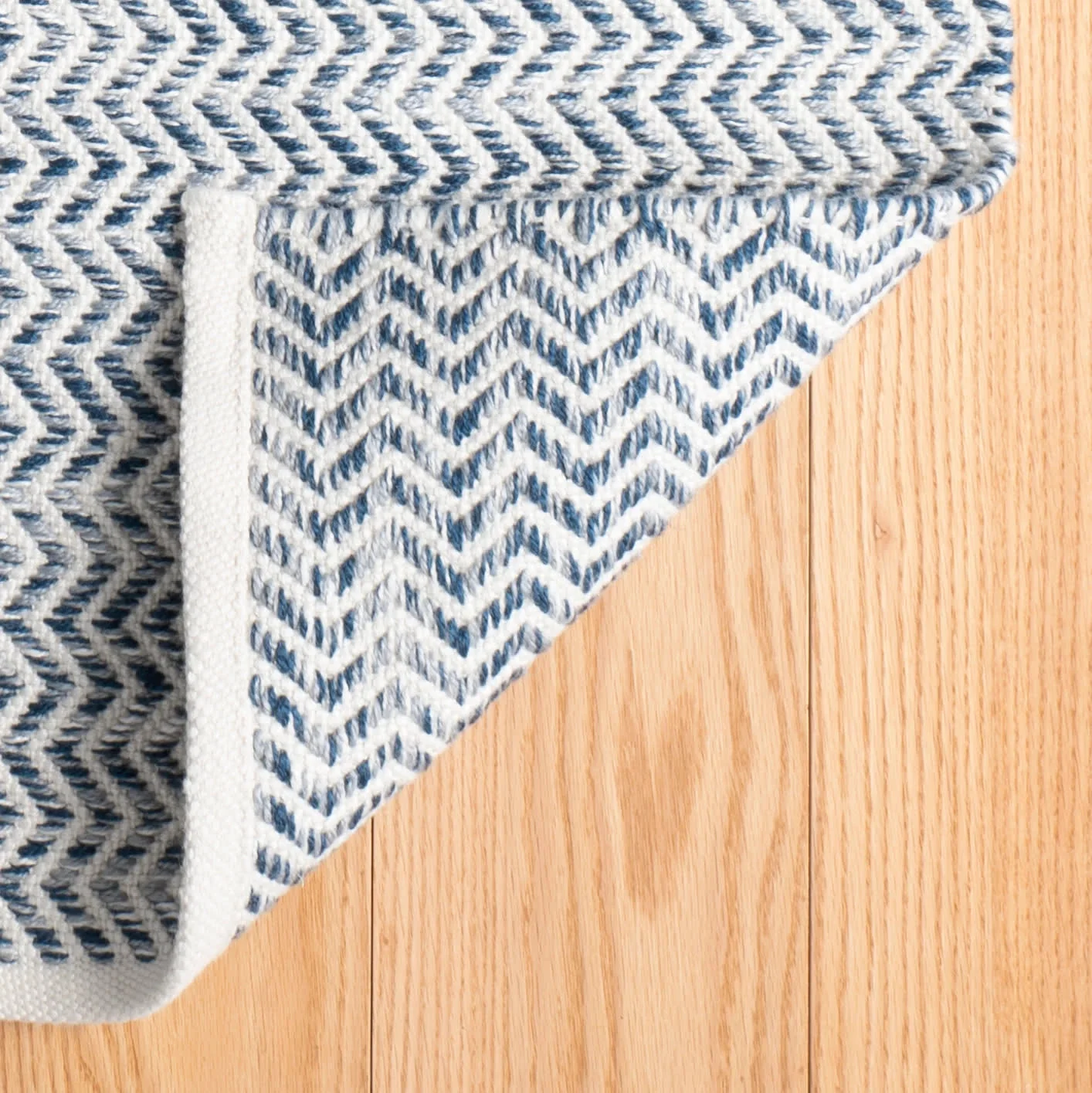 Coastal Handwoven Indoor/Outdoor Rug | Blue - Image 9