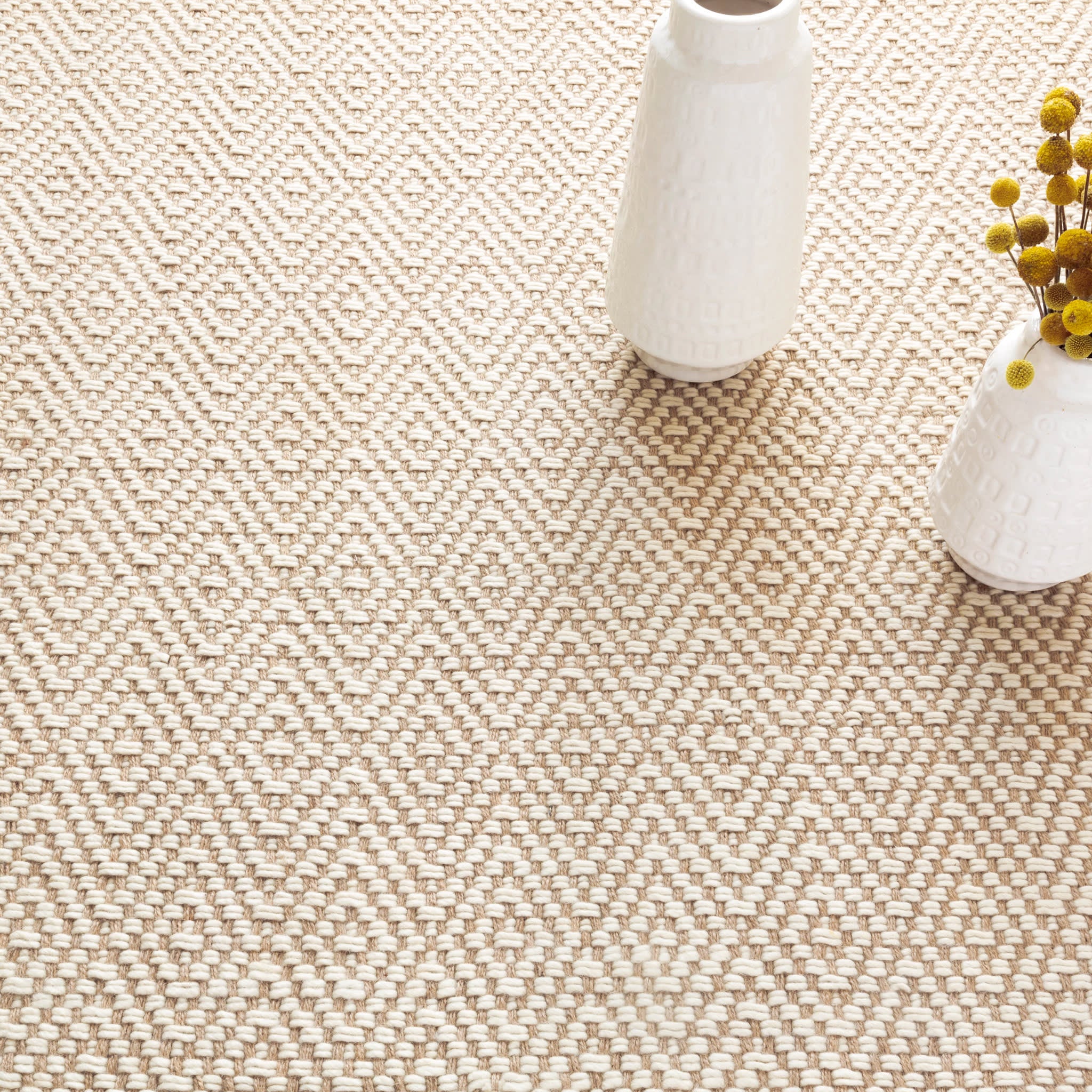 Cocchi Handwoven Wool Rug | Neutral - Image 2
