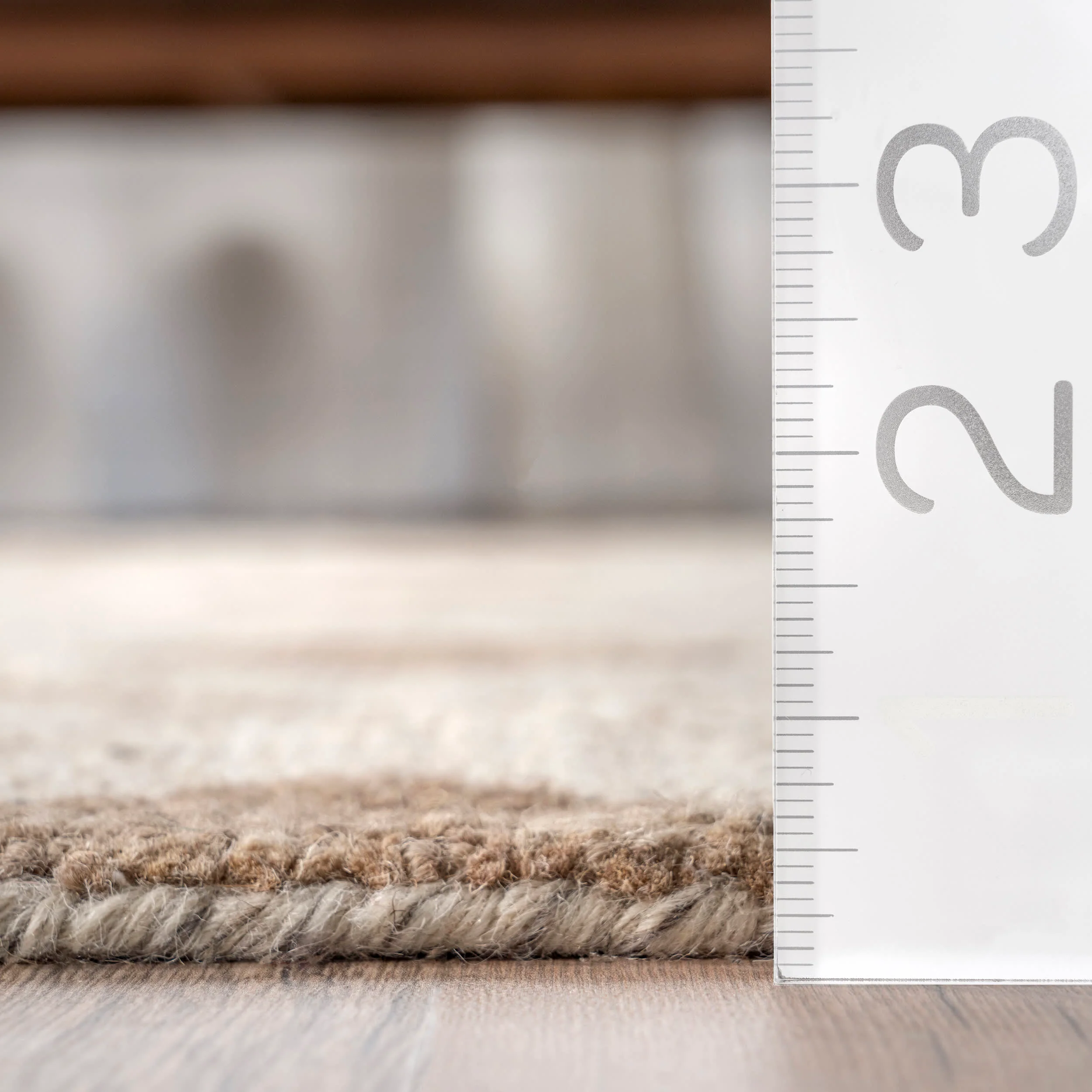 Coco Trellis Wool Rug | Beige - Image 4