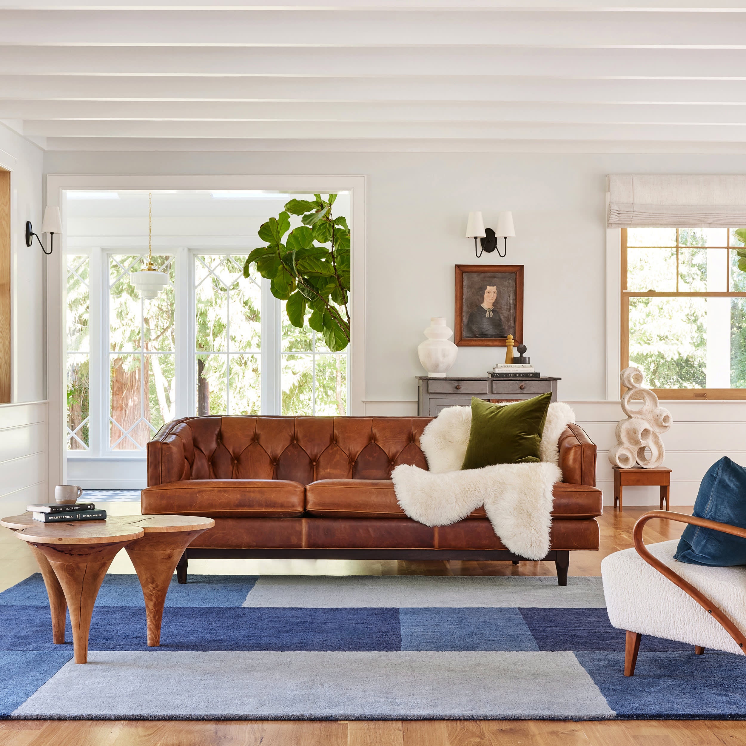 Colorado Wool Rug | Blue - Image 2