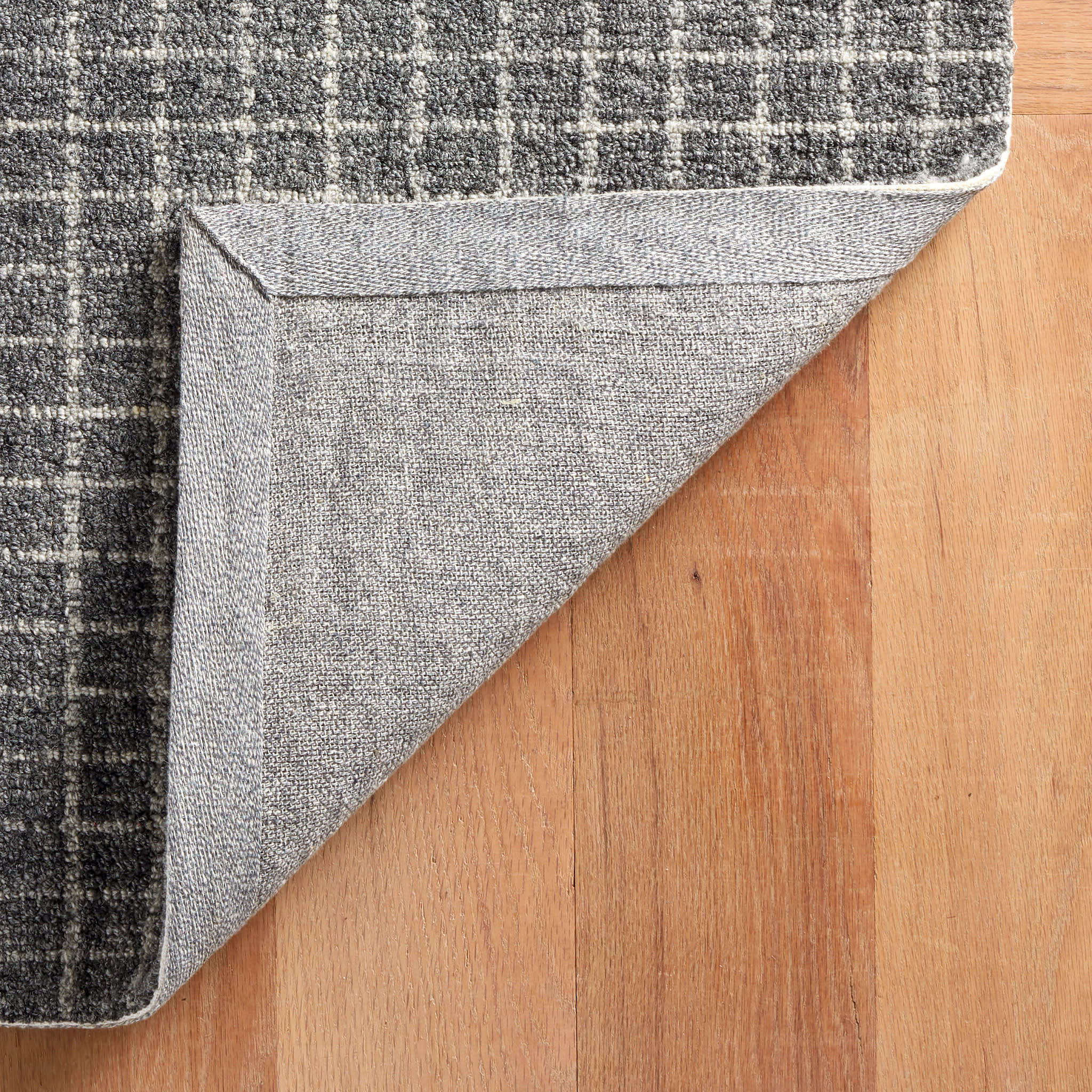 Conall Hand Micro Hooked Wool Rug | Grey - Image 6
