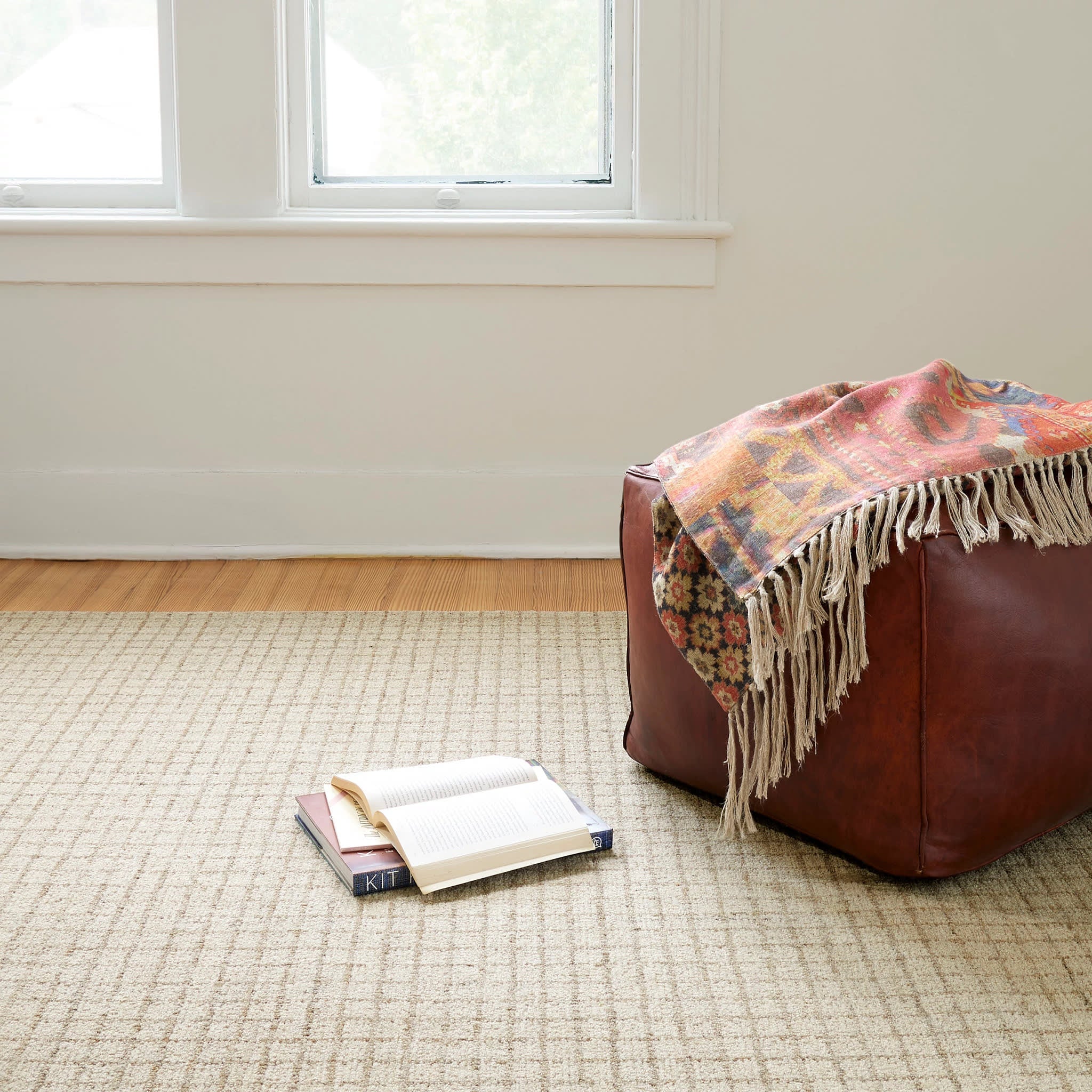 Conall Hand Micro Hooked Wool Rug | Natural - Image 3