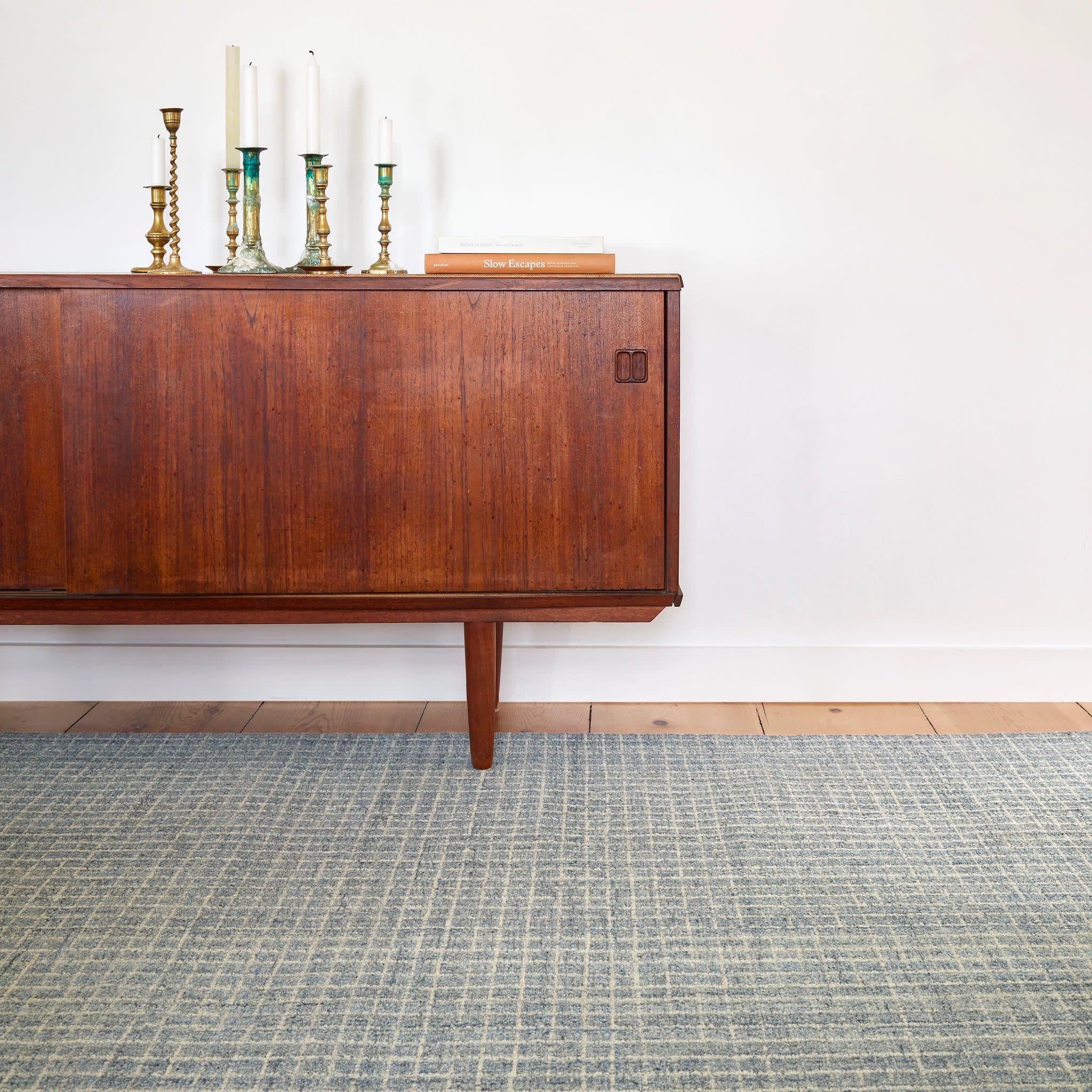 Conall Hand Micro Hooked Wool Rug | Slate - Image 2