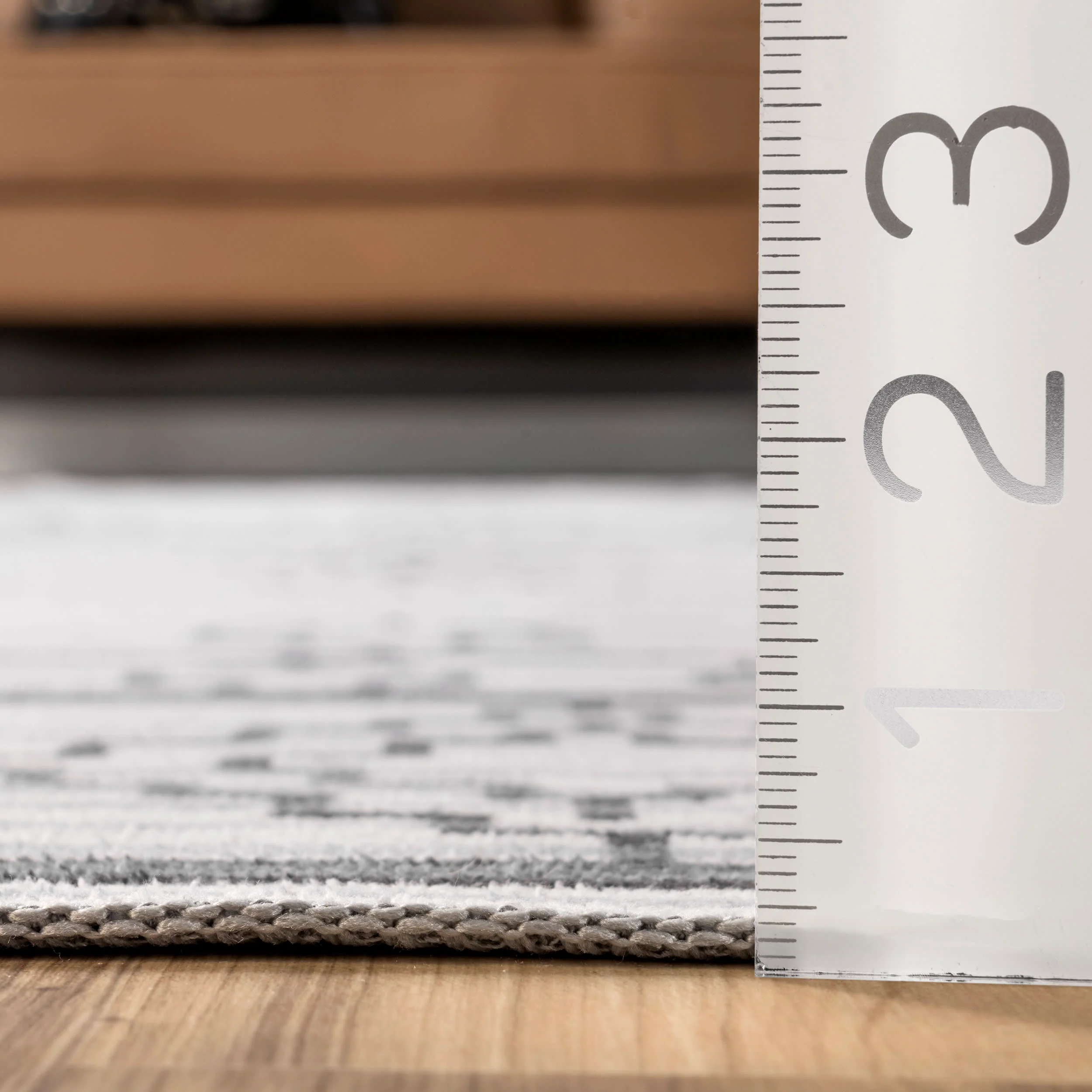 Coraline Washable Diamond Rug | Ivory - Image 5