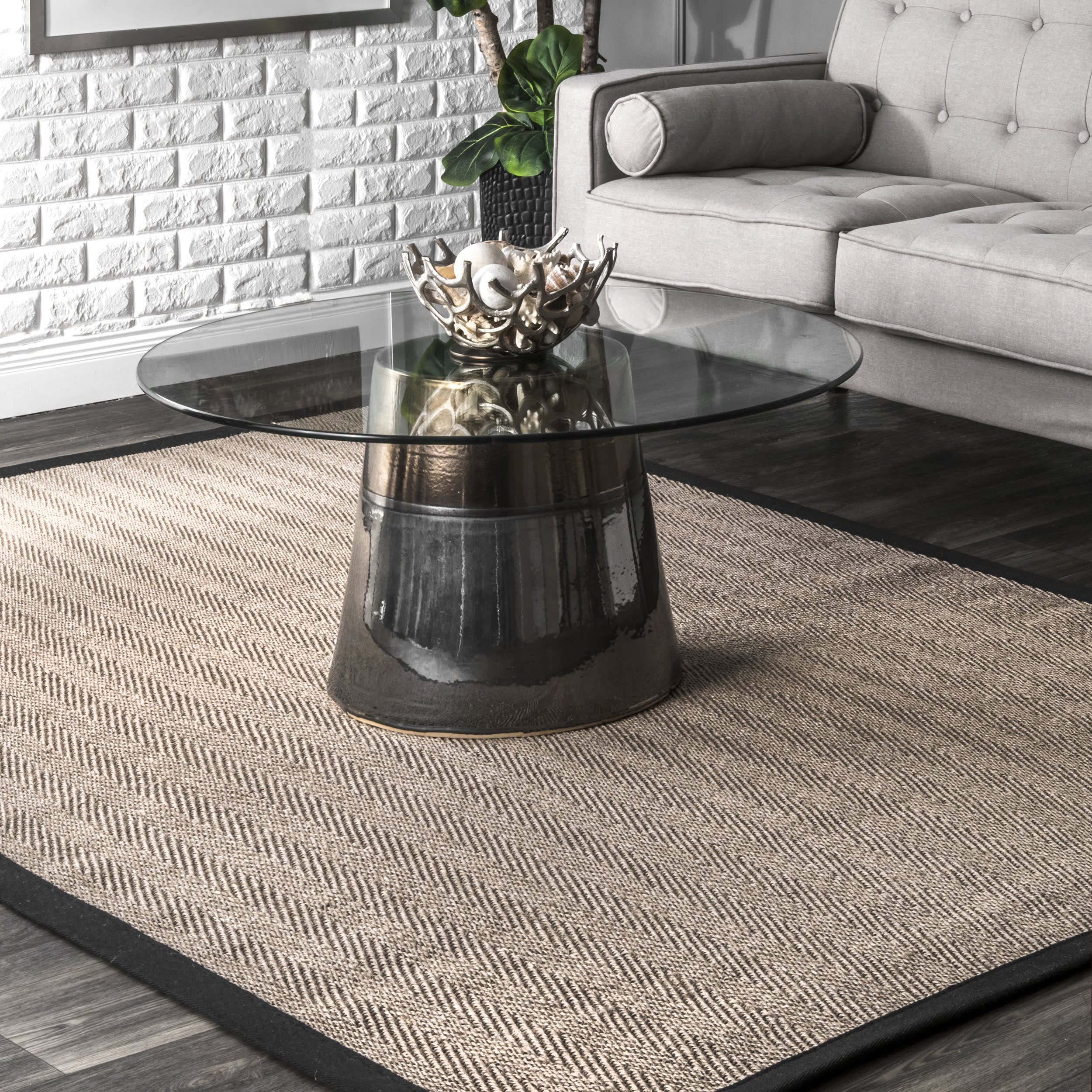 Cordelia Sisal Rug | Black - Image 2