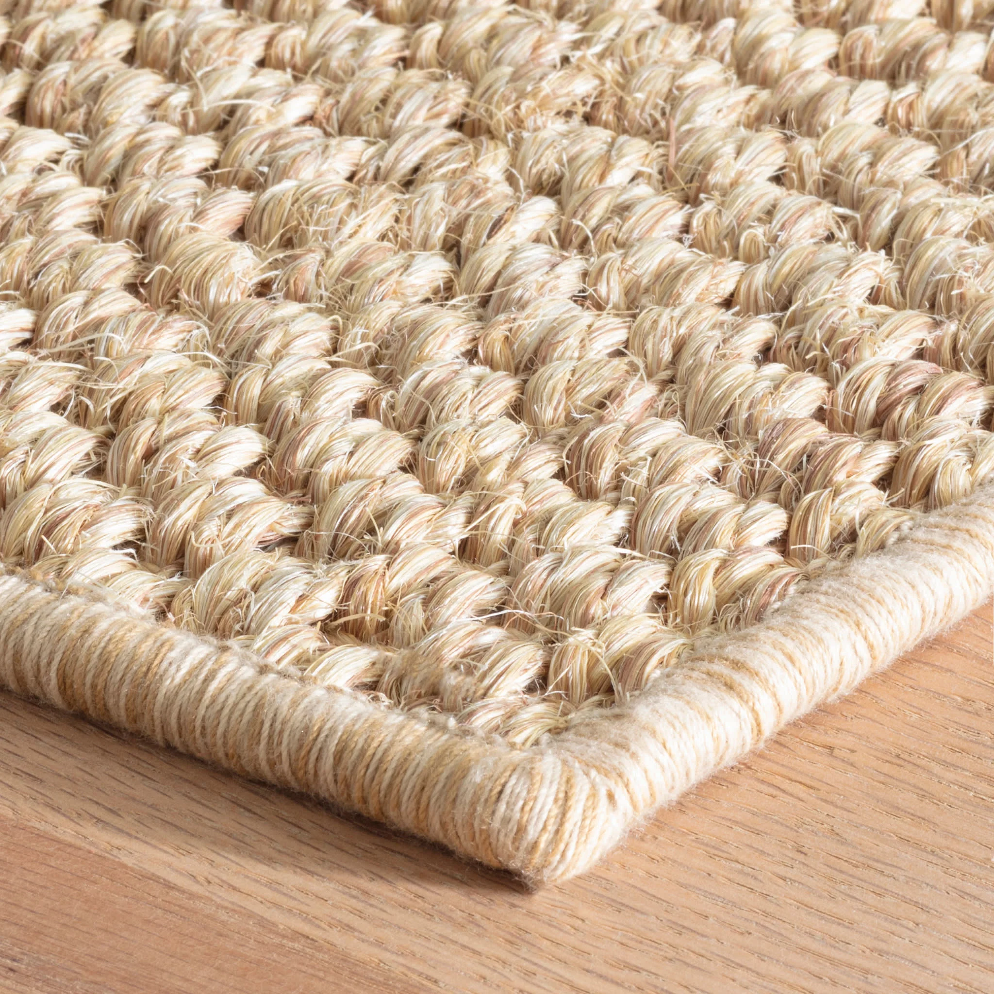 Corden Woven Sisal Custom Rug | Natural - Image 3